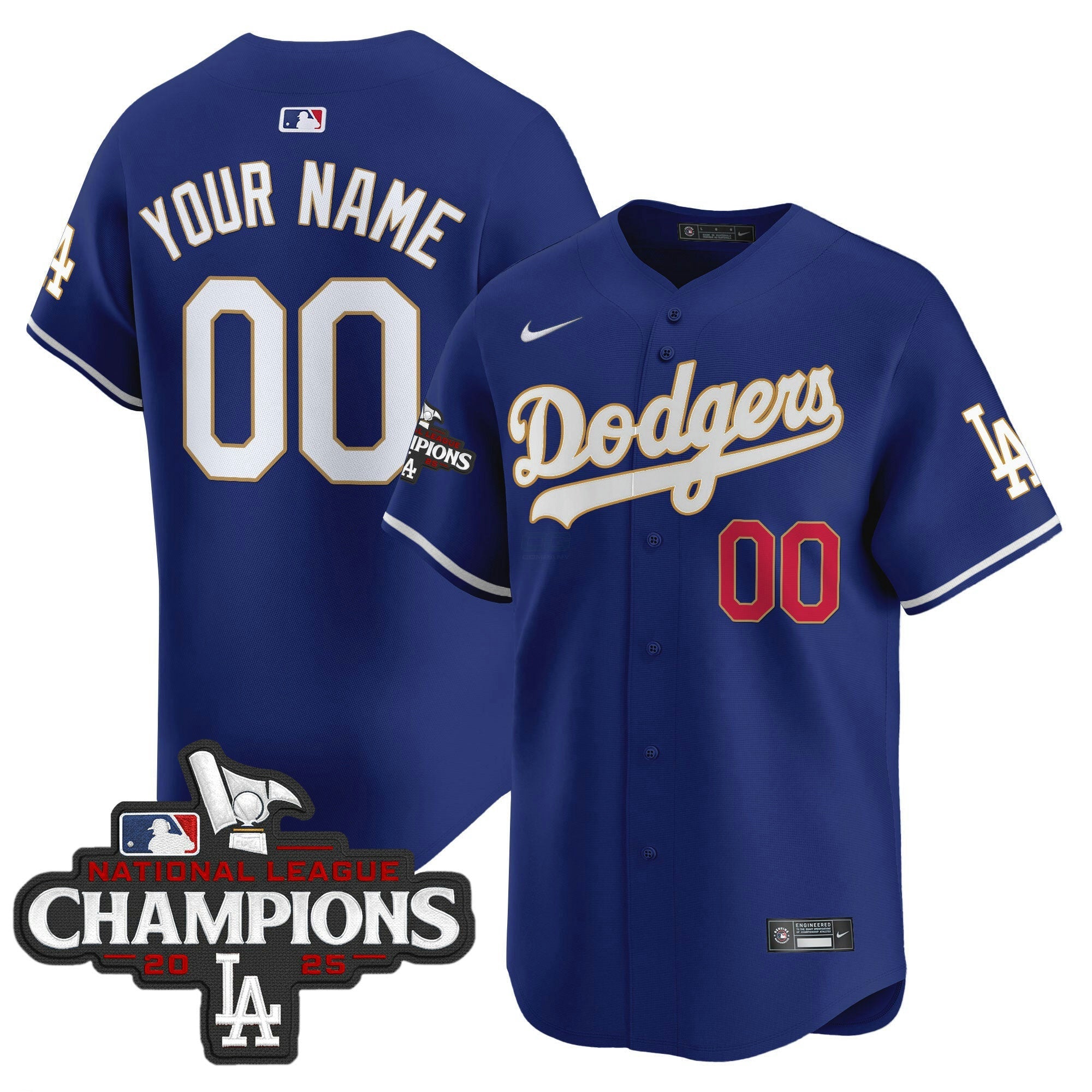 Camisa MLB 2025 National League Champions Vapor Premier Limited Jersey