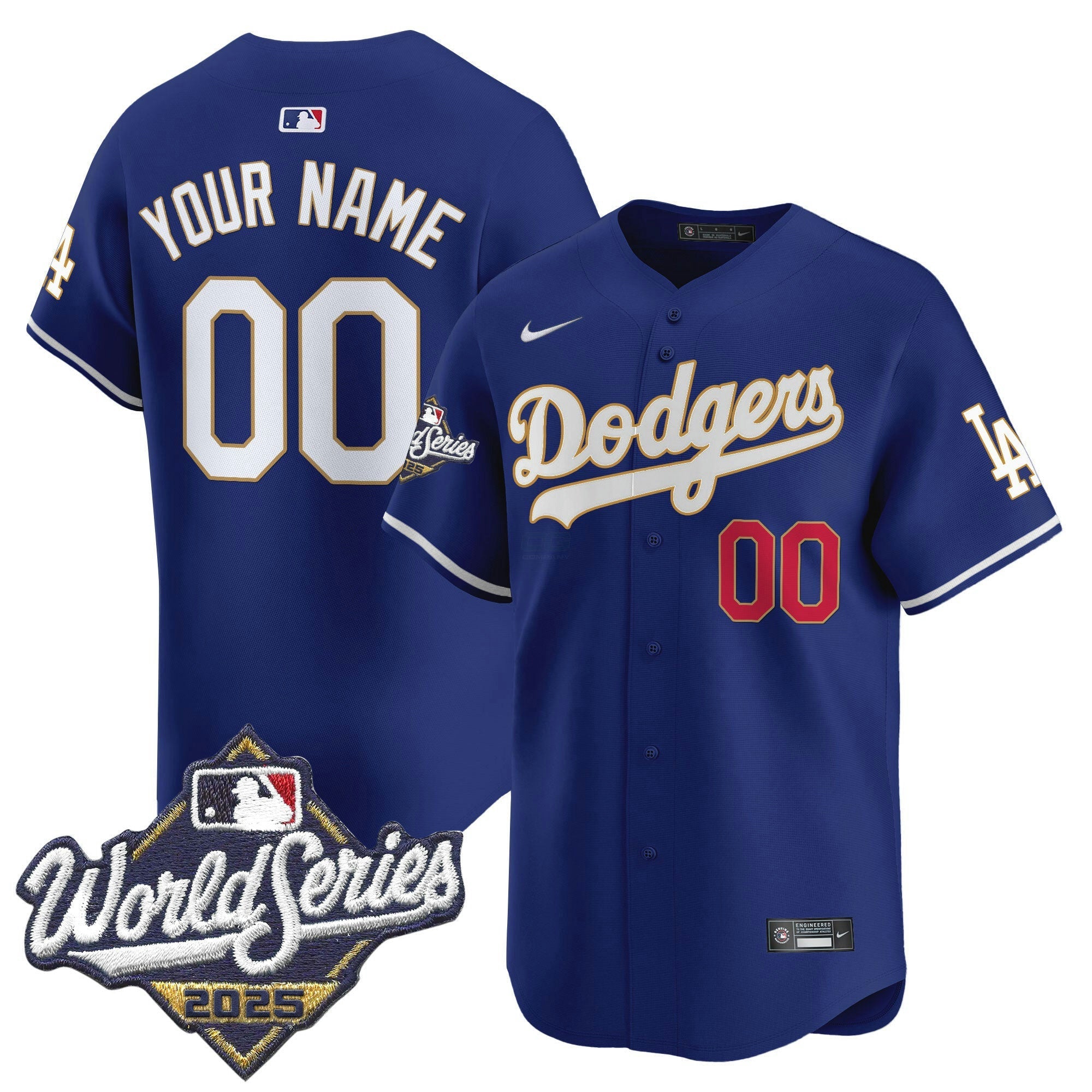 Camisa MLB 2025 World Series Dourada Trim Vapor Premier Limited Jersey
