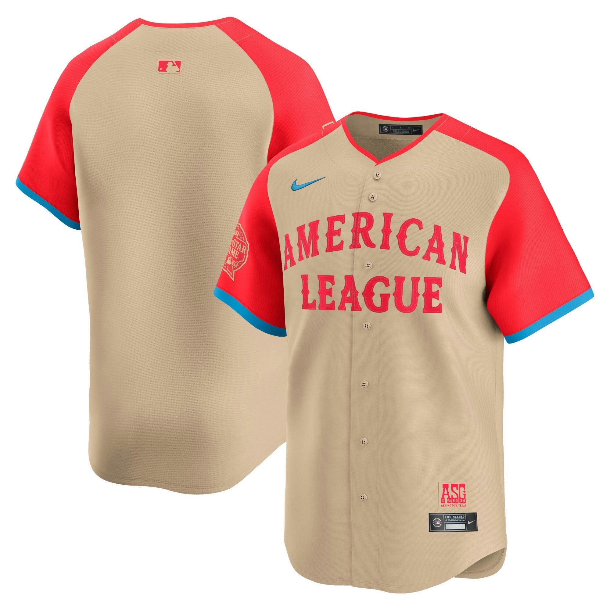 Camisa MLB American League 2024 All-Star Game Limited Jersey – Creme