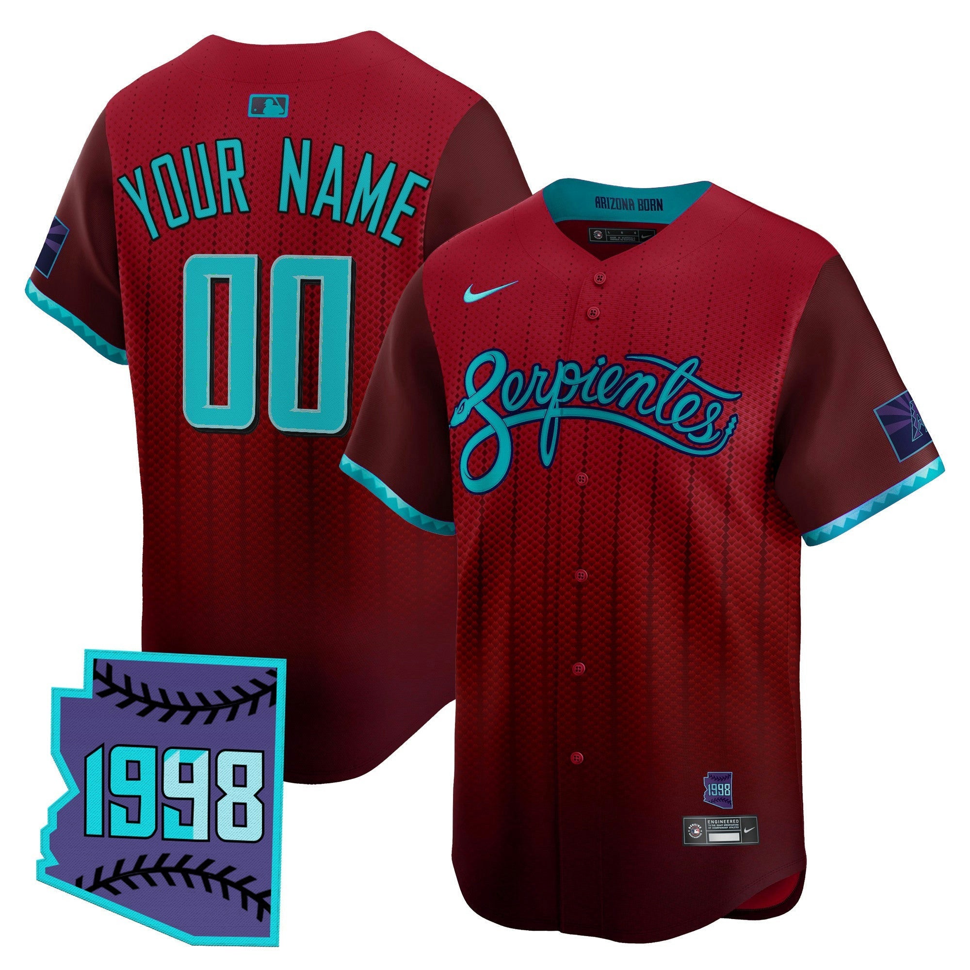 Camisa MLB Arizona 2025 City Connect Vapor Premier Limited Jersey V2 – Stitched