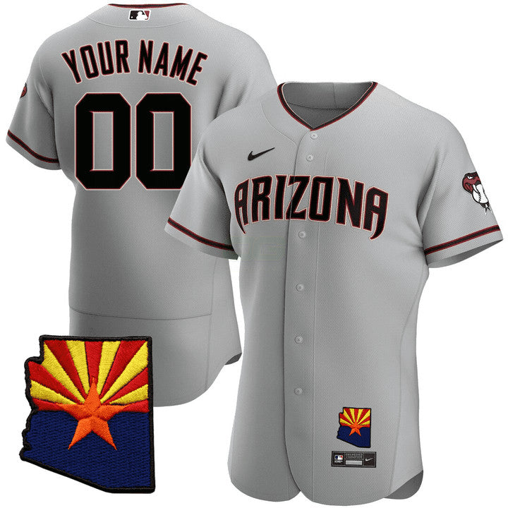 Camisa MLB Arizona Arizona State & 25th Anniversary Year Patch Jersey –