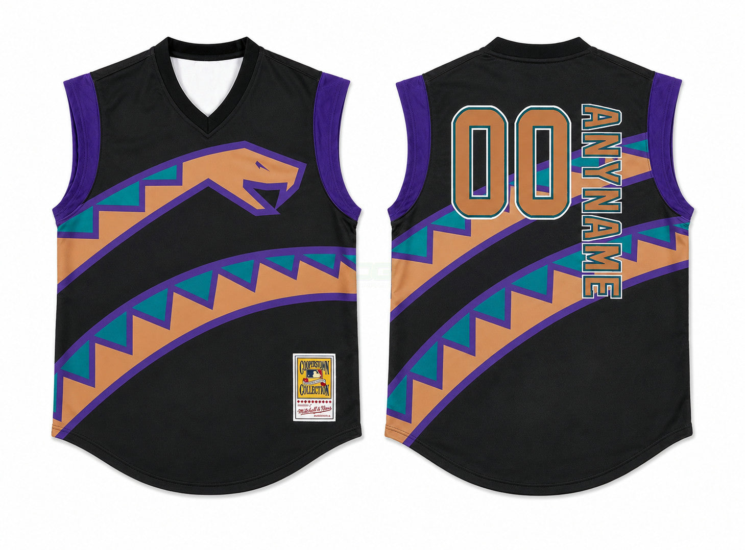 Camisa MLB Arizona Turn Ahead the Clock 1998-2006 Snake Era Jersey