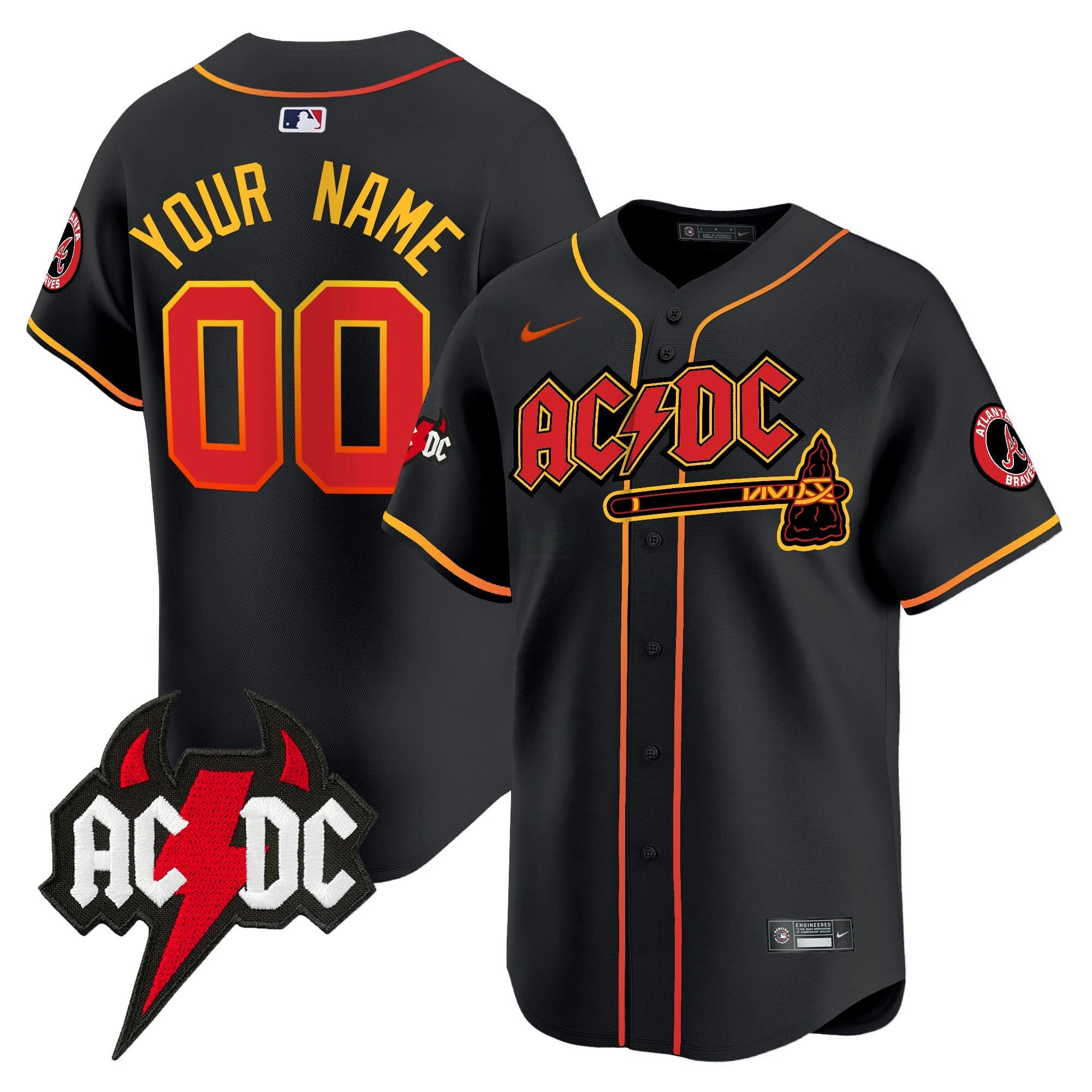 Camisa MLB Atlanta AC/DC Vapor Premier Limited Jersey