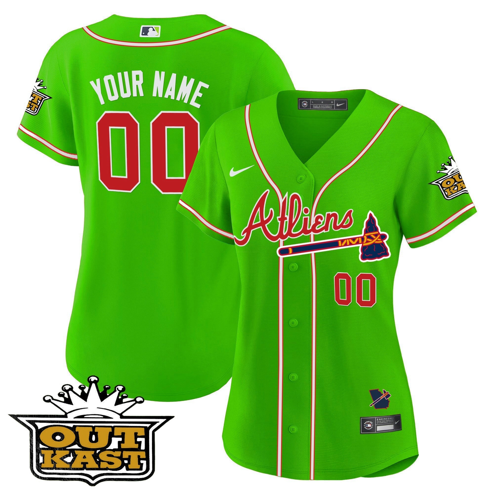 Camisa MLB Atlanta Atliens Cool Base Jersey