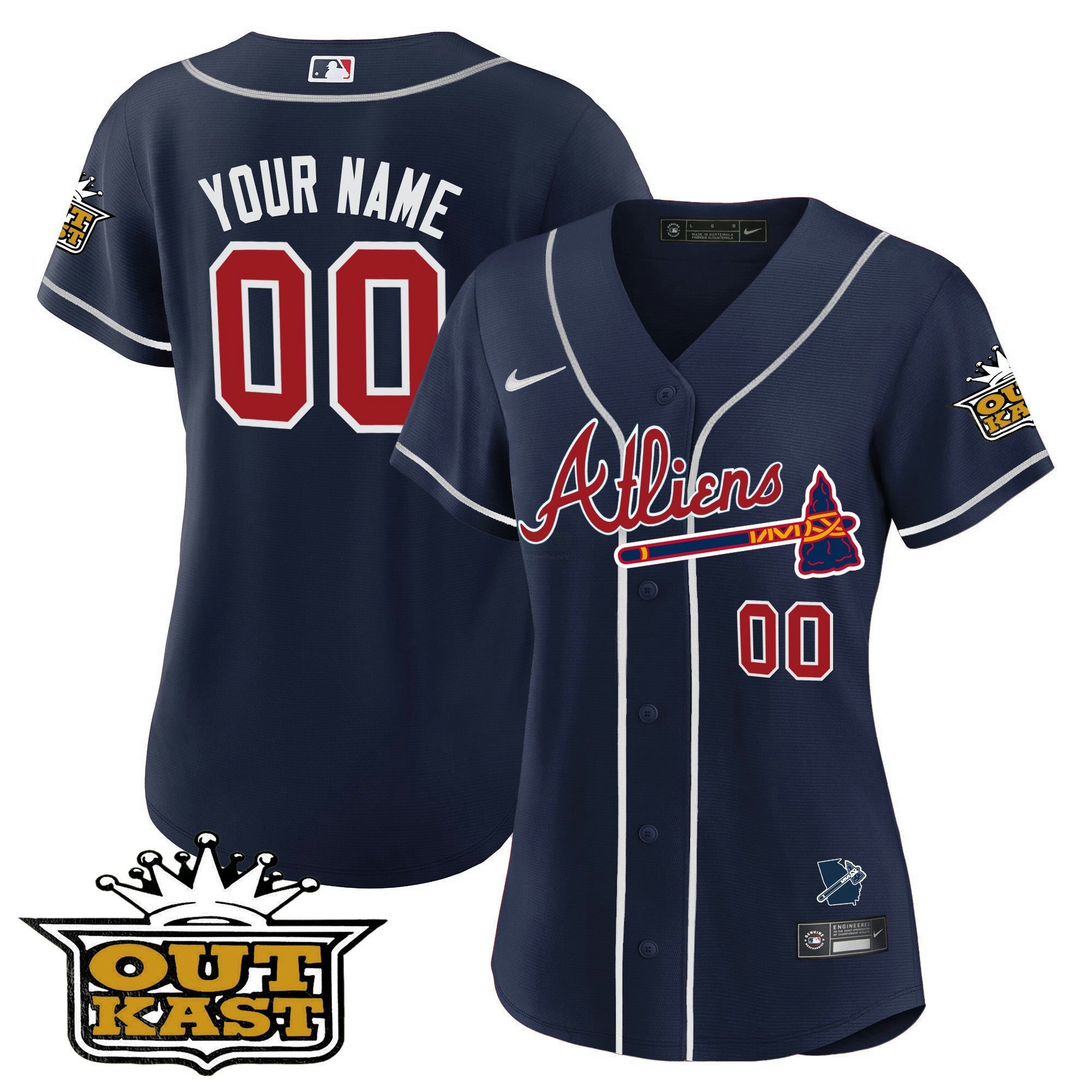 Camisa MLB Atlanta Atliens Flex Base Jersey V2