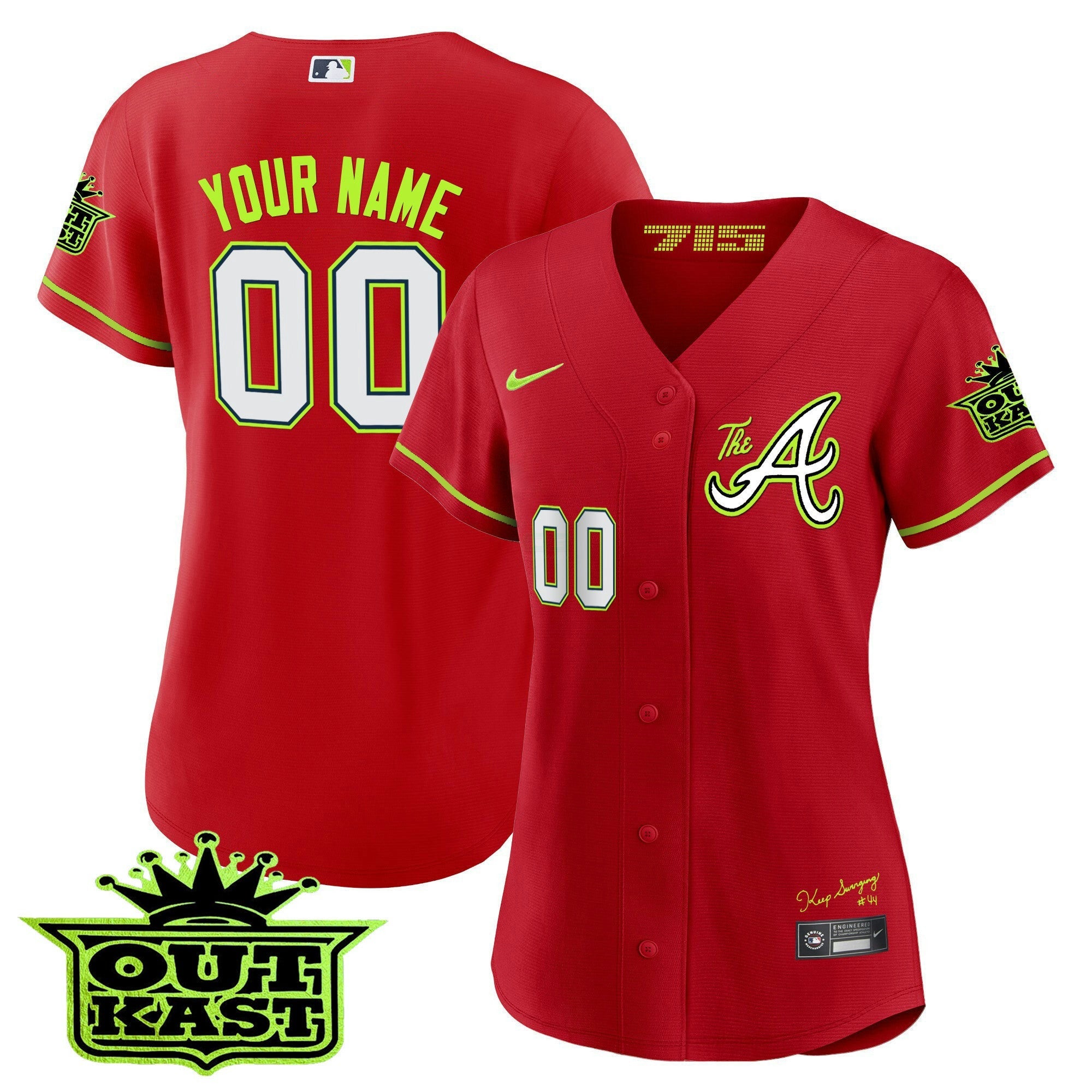 Camisa MLB Atlanta Atliens The A Jersey