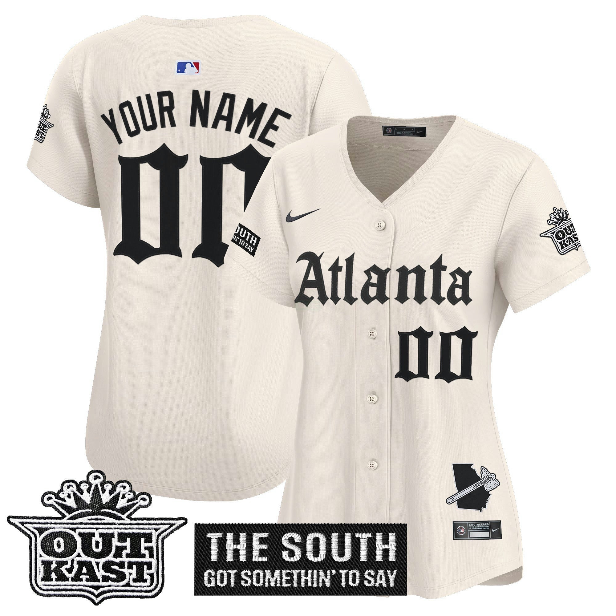 Camisa MLB Atlanta ‘Gothic South x Outkast Edition’ Vapor Premier Limited Jersey
