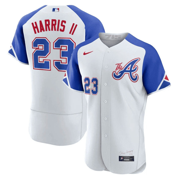 Camisa MLB Atlanta Michael Harris II 2023 City Connect Jersey