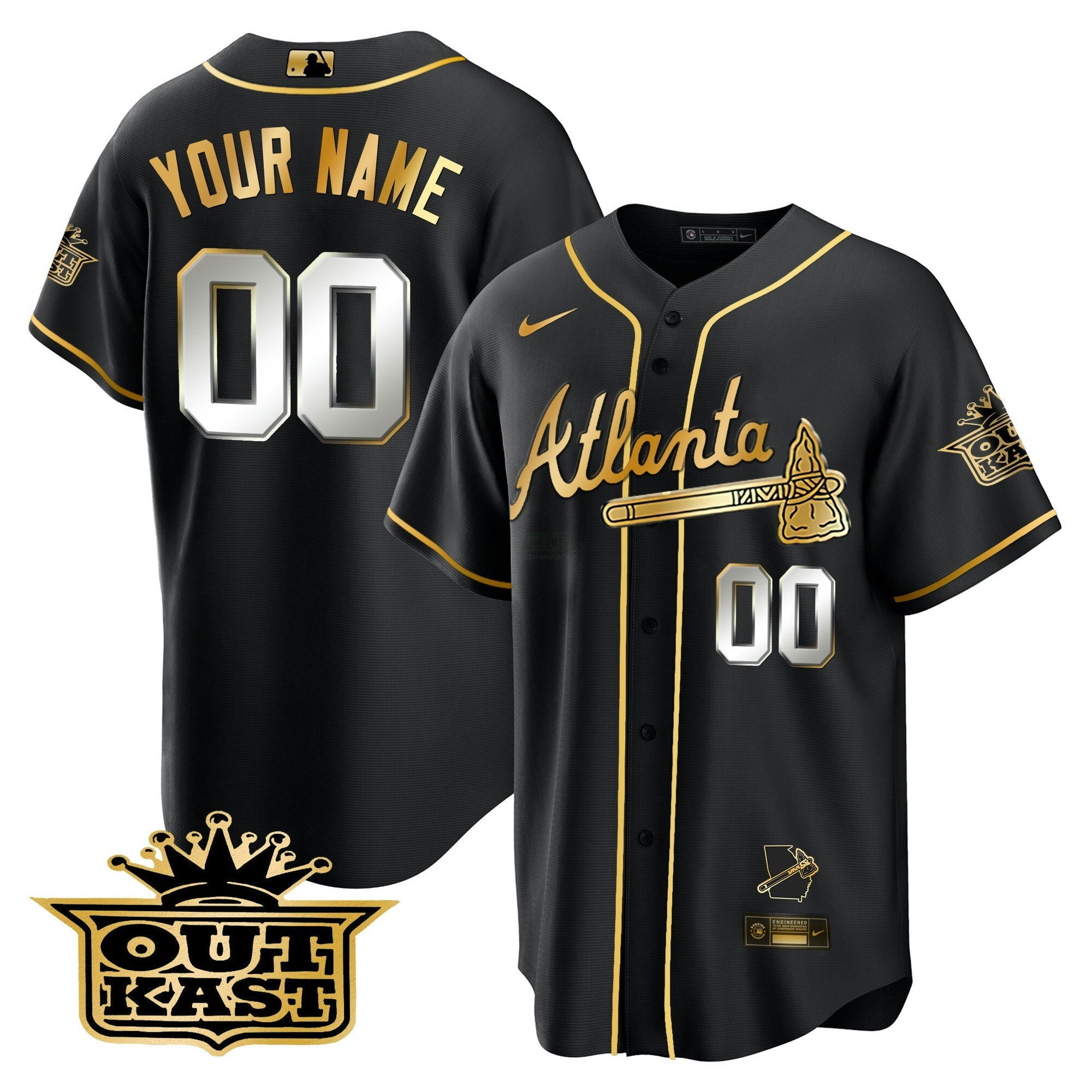Camisa MLB Atlanta Outkast Cool Base Jersey V3