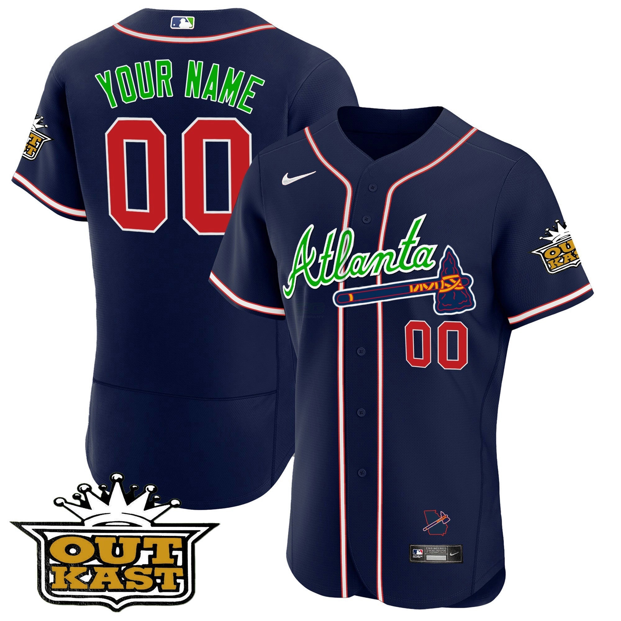 Camisa MLB Atlanta Outkast Flex Base Jersey V3