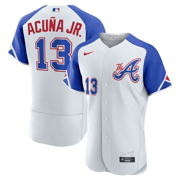 Camisa MLB Atlanta Ronald Acuna Jr. 2023 City Connect Jersey
