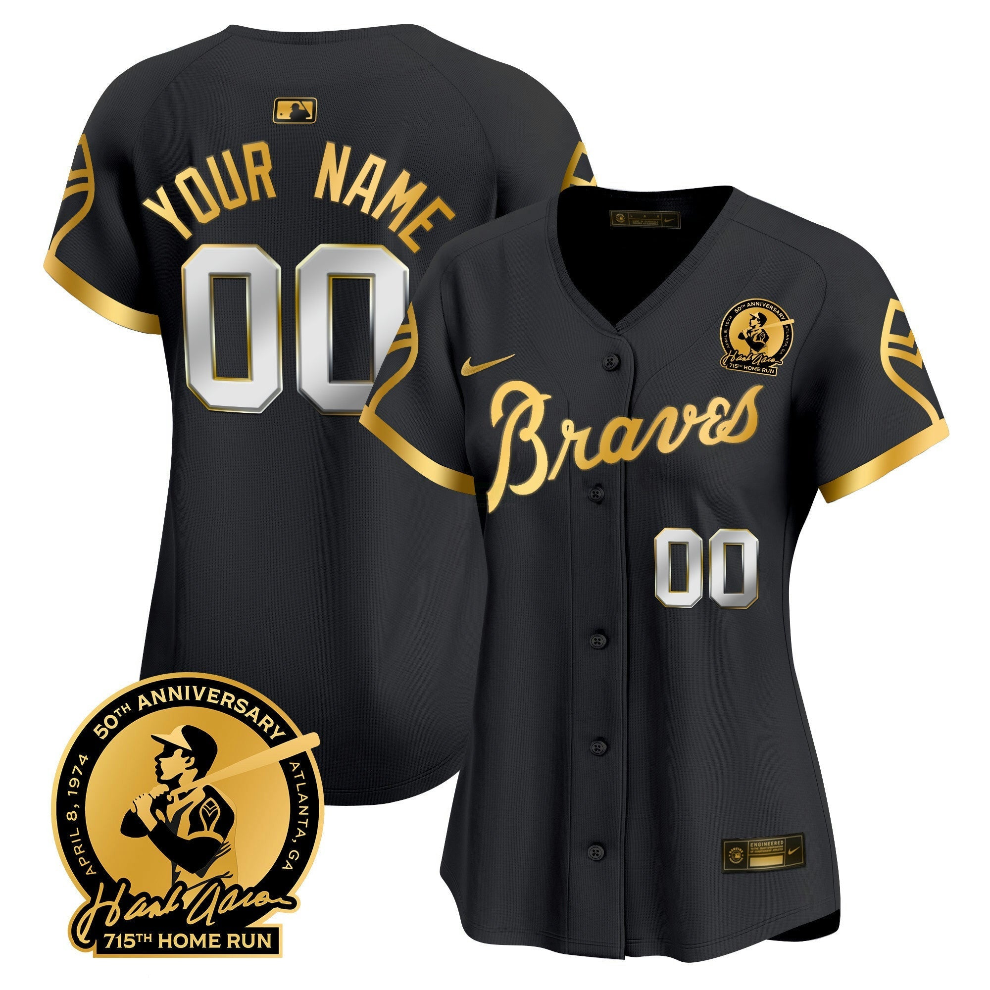 Camisa MLB Atlanta Throwback 1974 – 1982 Vapor Premier Limited Jersey