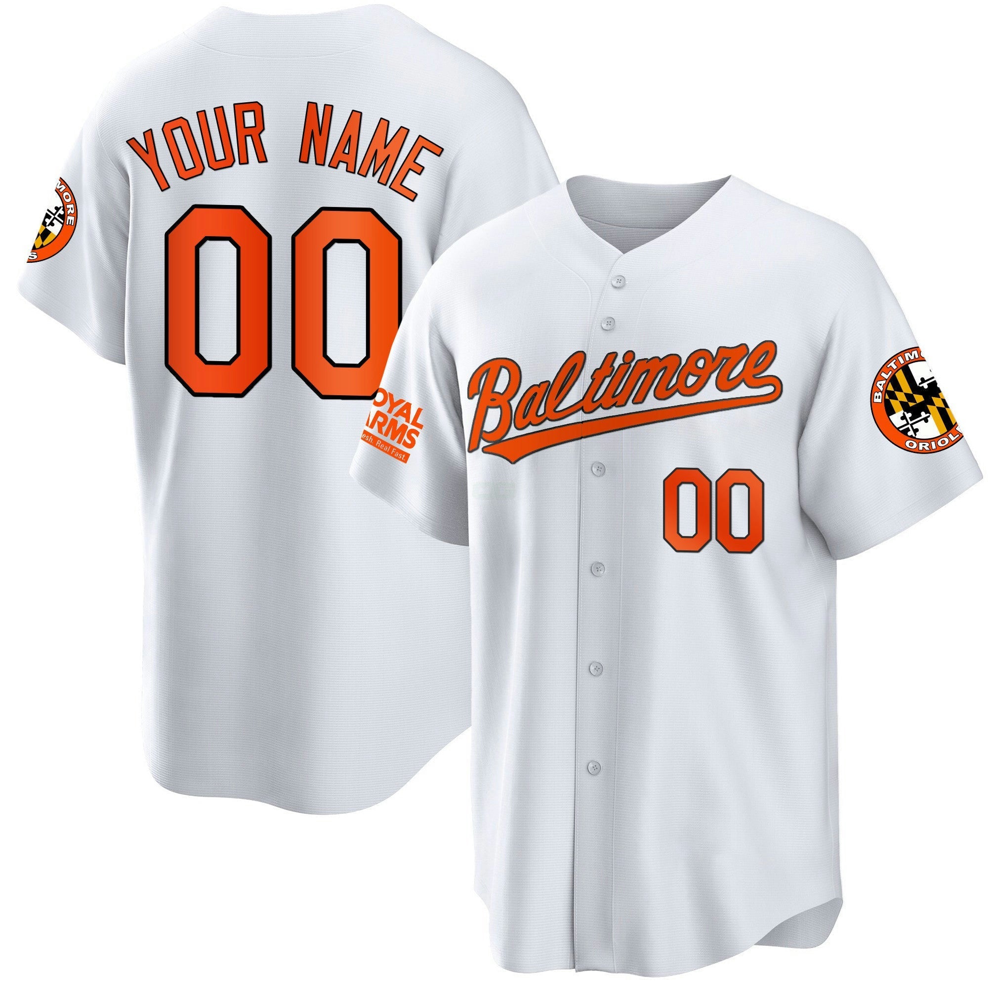 Camisa MLB Baltimore 2023 Dourada Cool Jersey