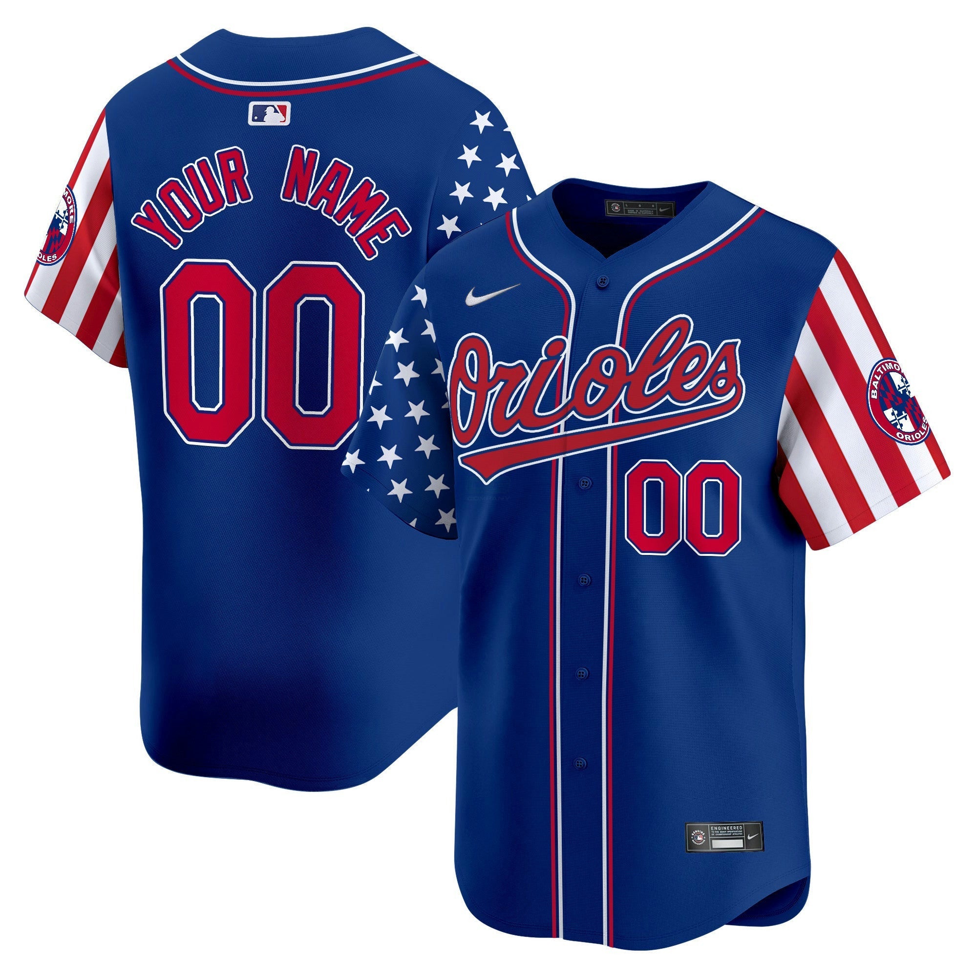 Camisa MLB Baltimore 2025 Independence Day Vapor Premier Limited Jersey
