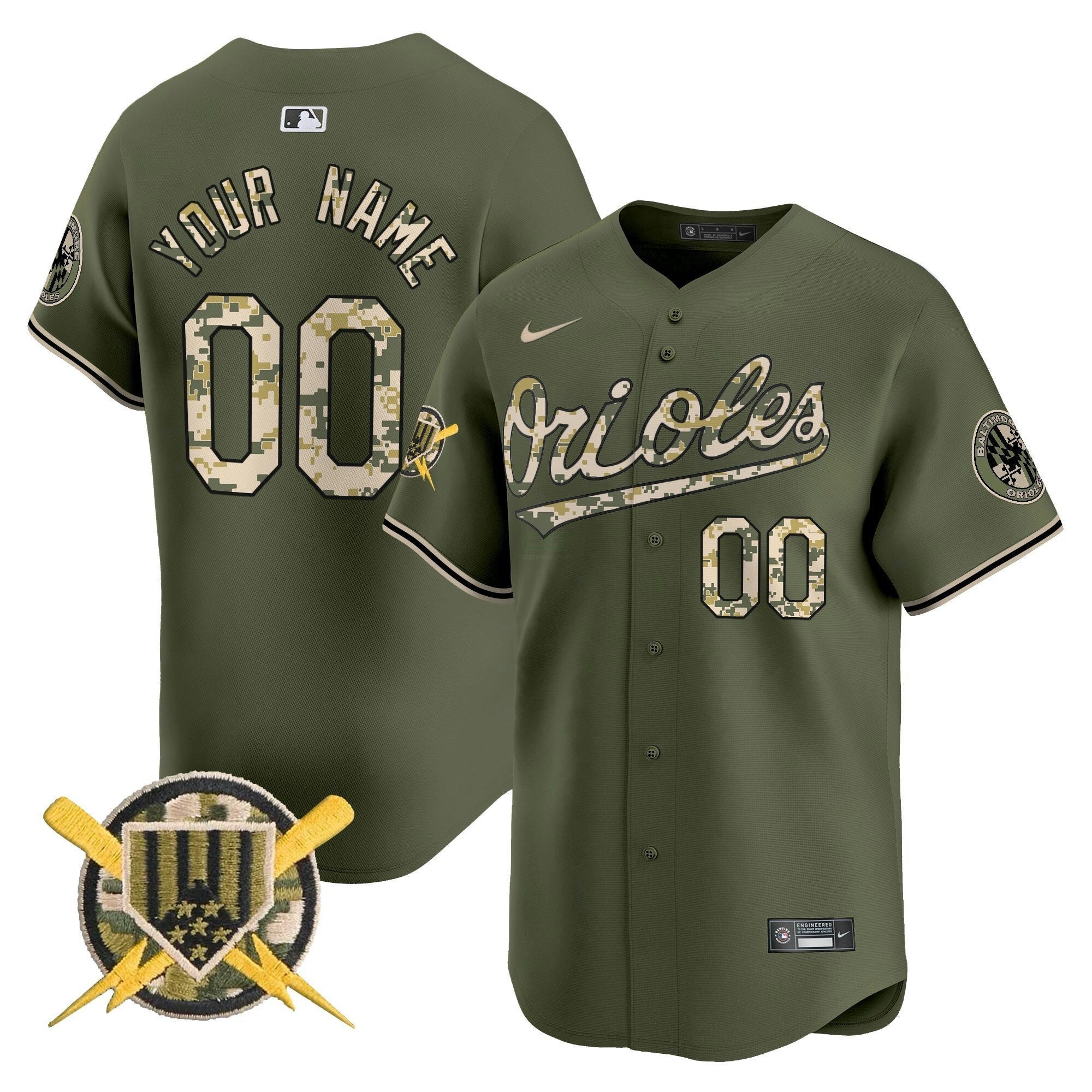 Camisa MLB Baltimore Armed Forces Day Vapor Premier Limited Jersey