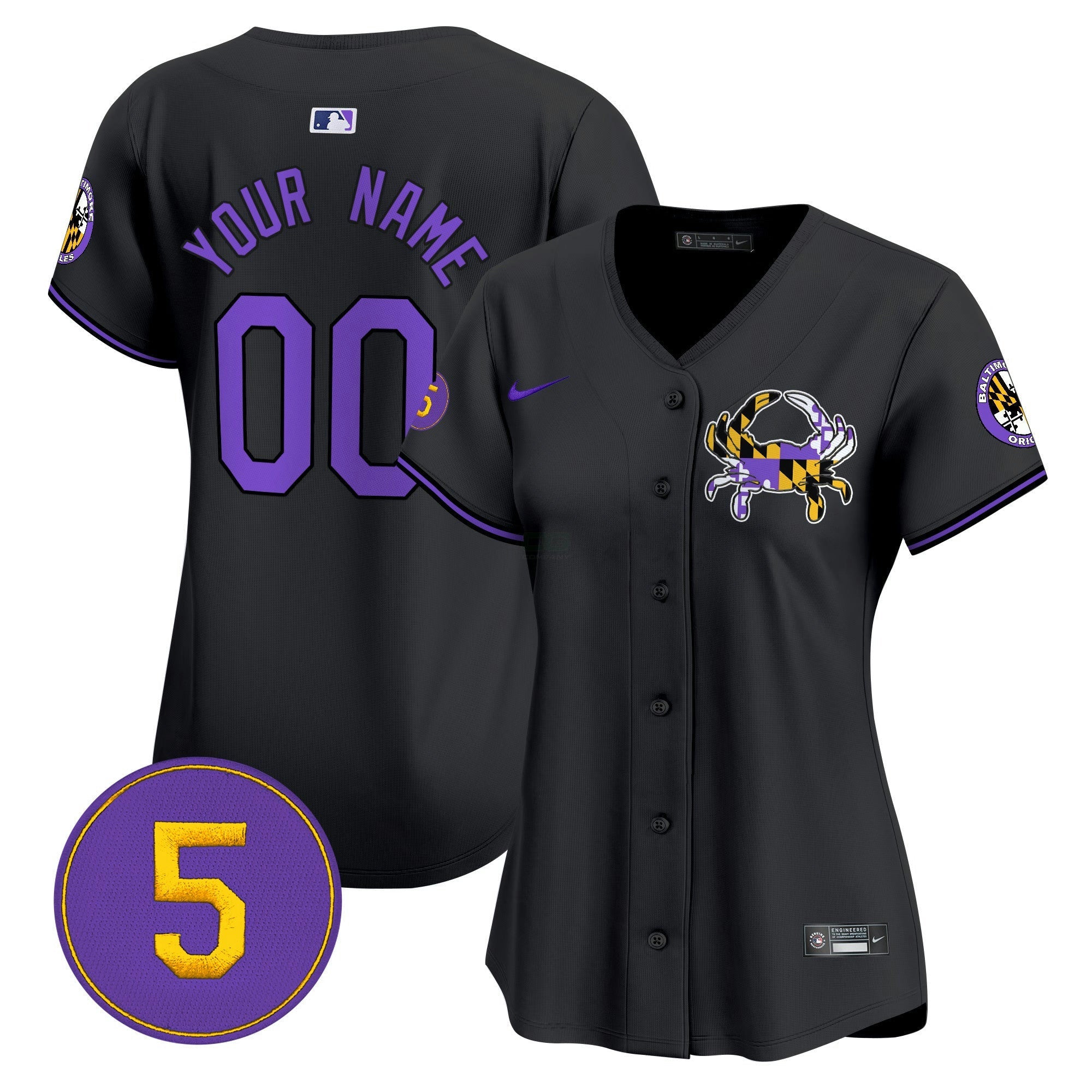 Camisa MLB Baltimore Purple Vapor Premier Limited Jersey