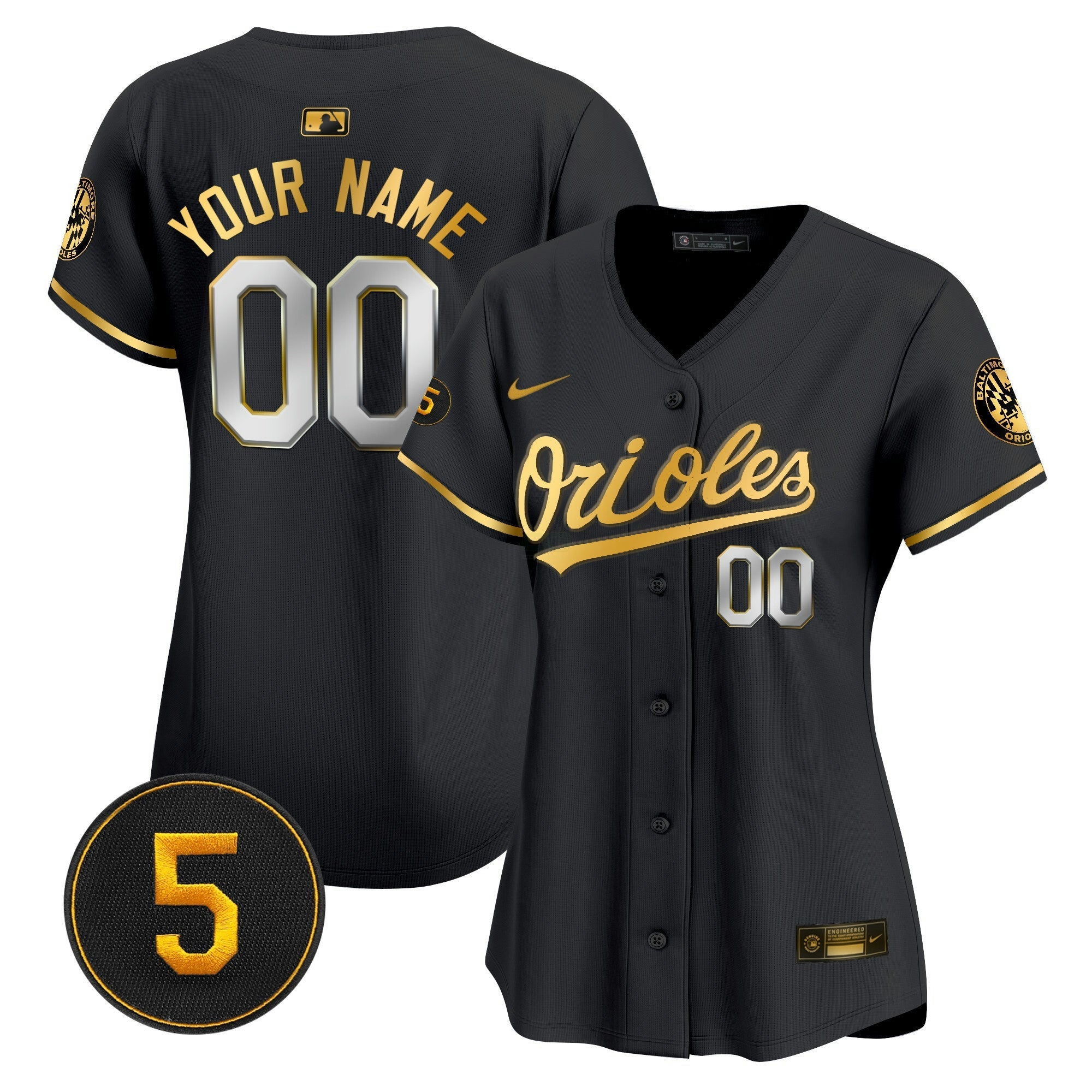 Camisa MLB Baltimore Robinson Patch Vapor Premier Limited Jersey