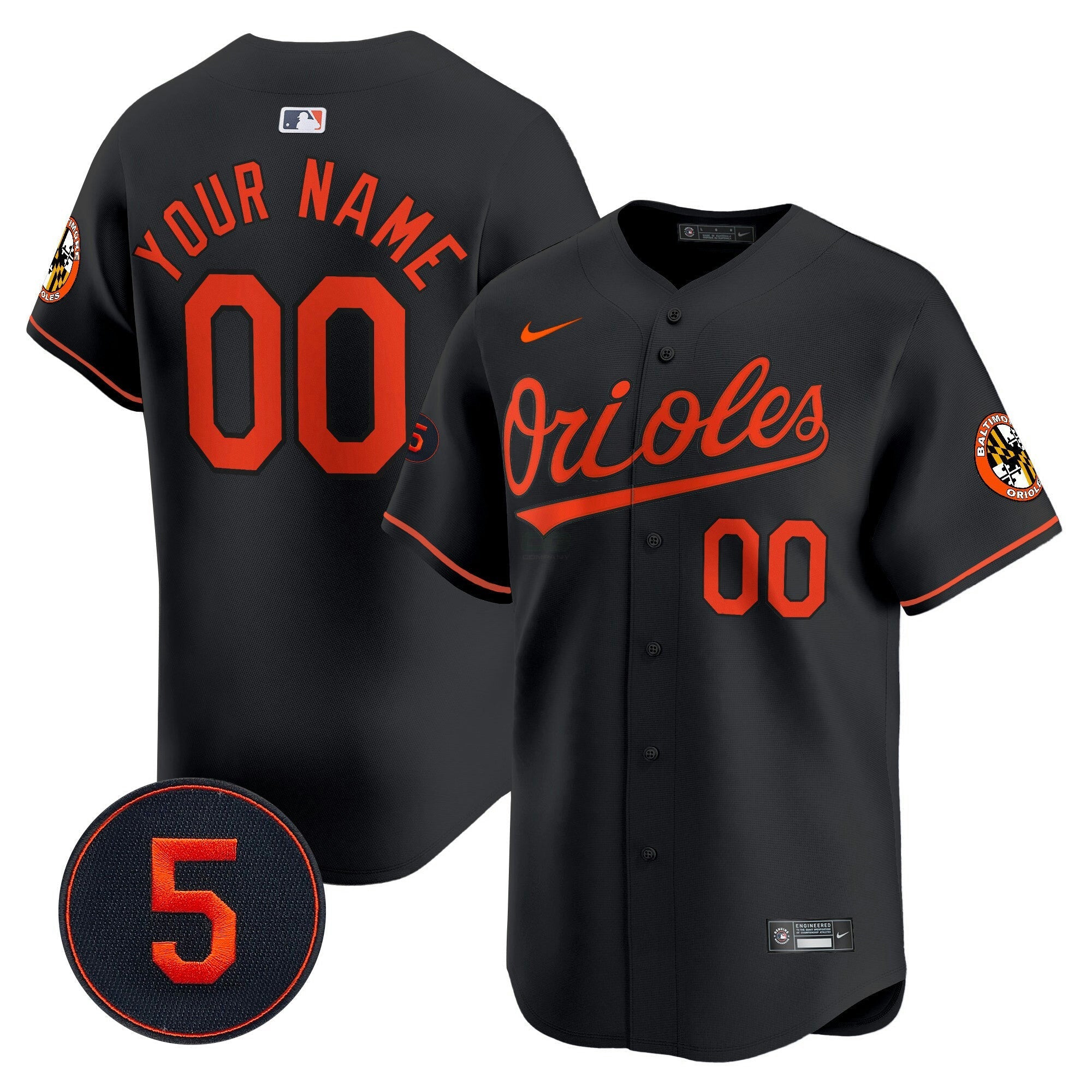 Camisa MLB Baltimore Robinson Patch Vapor Premier Limited Jersey