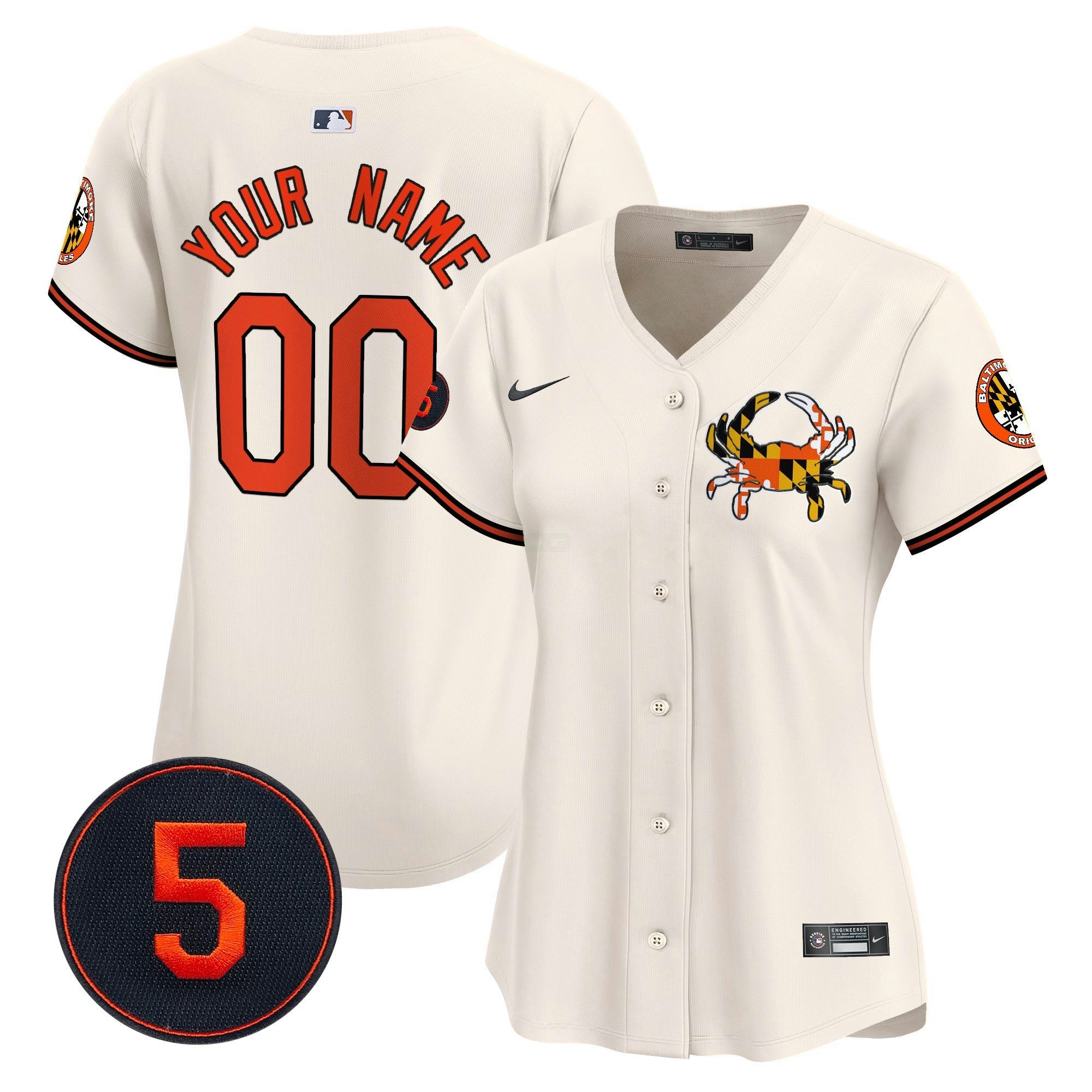 Camisa MLB Baltimore Robinson Patch Vapor Premier Limited Jersey V3