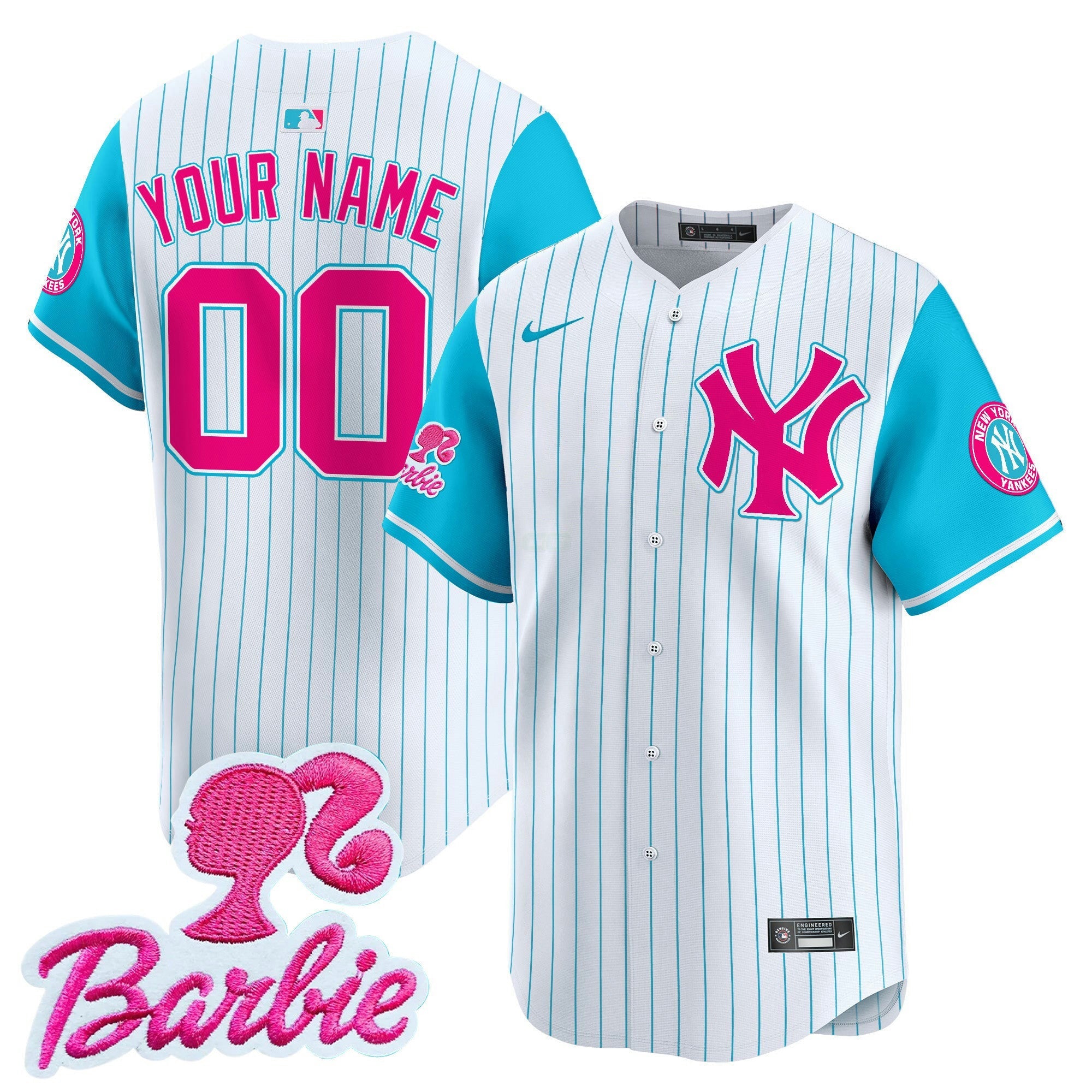 Camisa MLB Barbie Patch Vapor Premier Limited Jersey