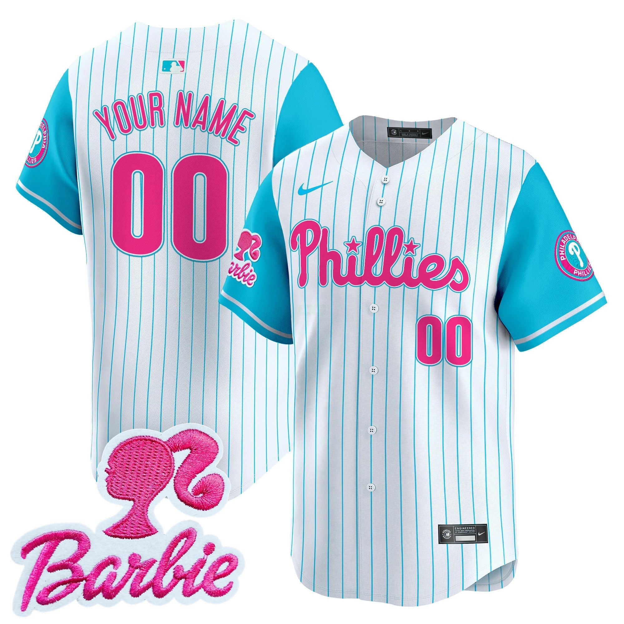 Camisa MLB Barbie Patch Vapor Premier Limited Jersey