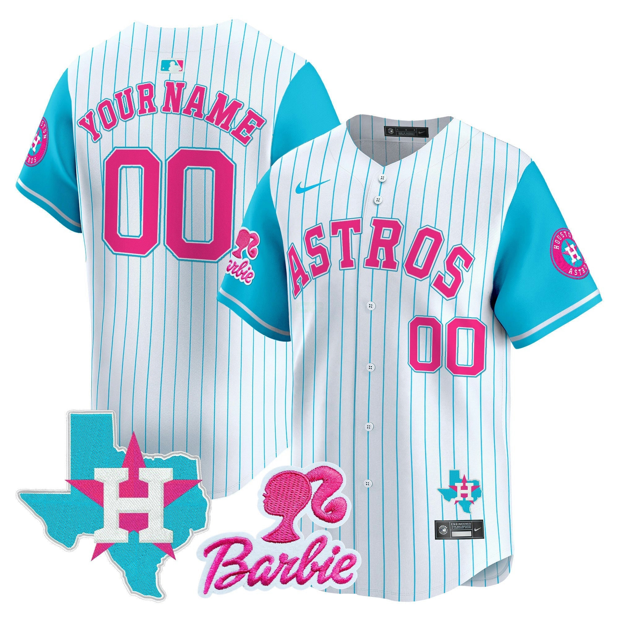 Camisa MLB Barbie Patch Vapor Premier Limited Jersey