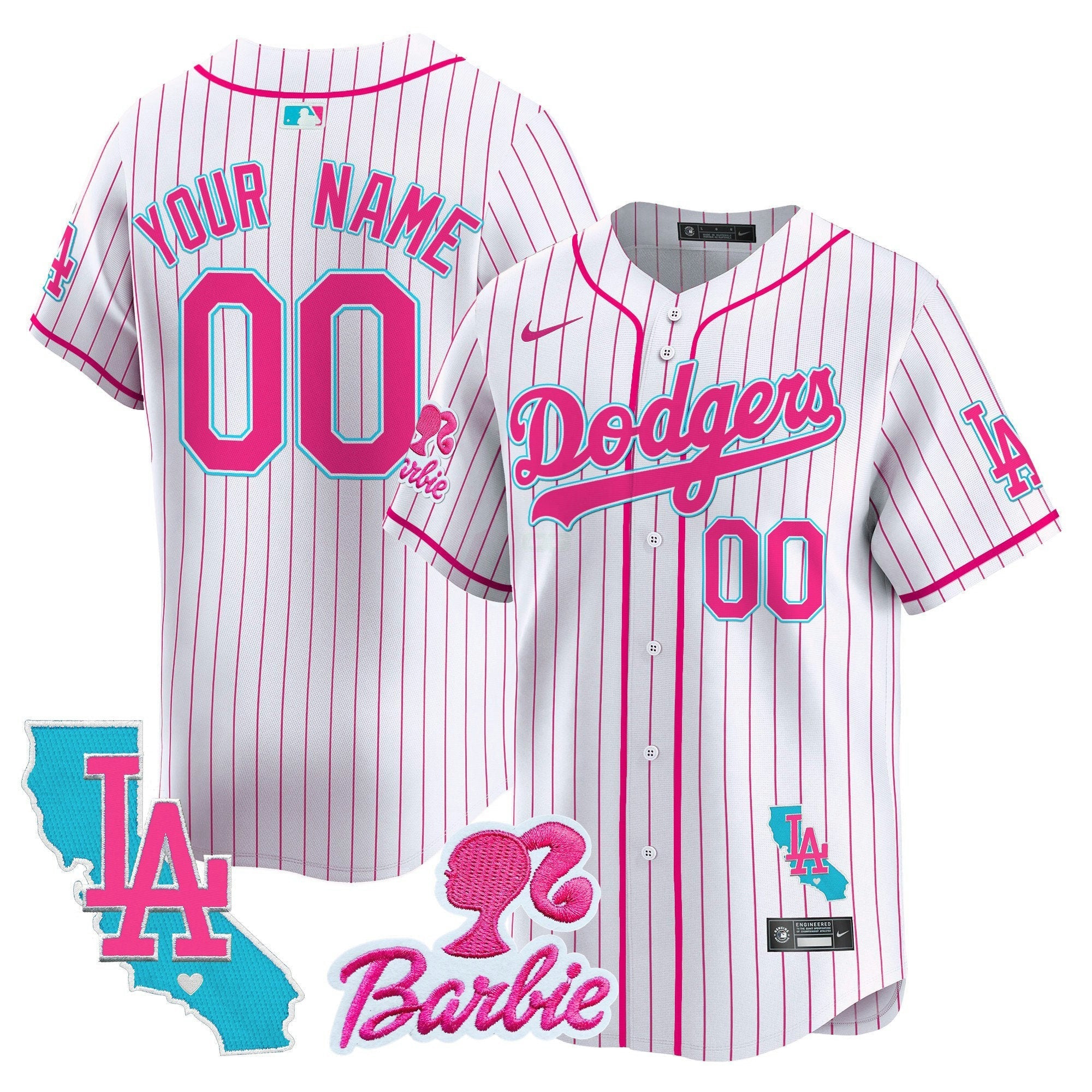 Camisa MLB Barbie Patch Vapor Premier Limited Jersey