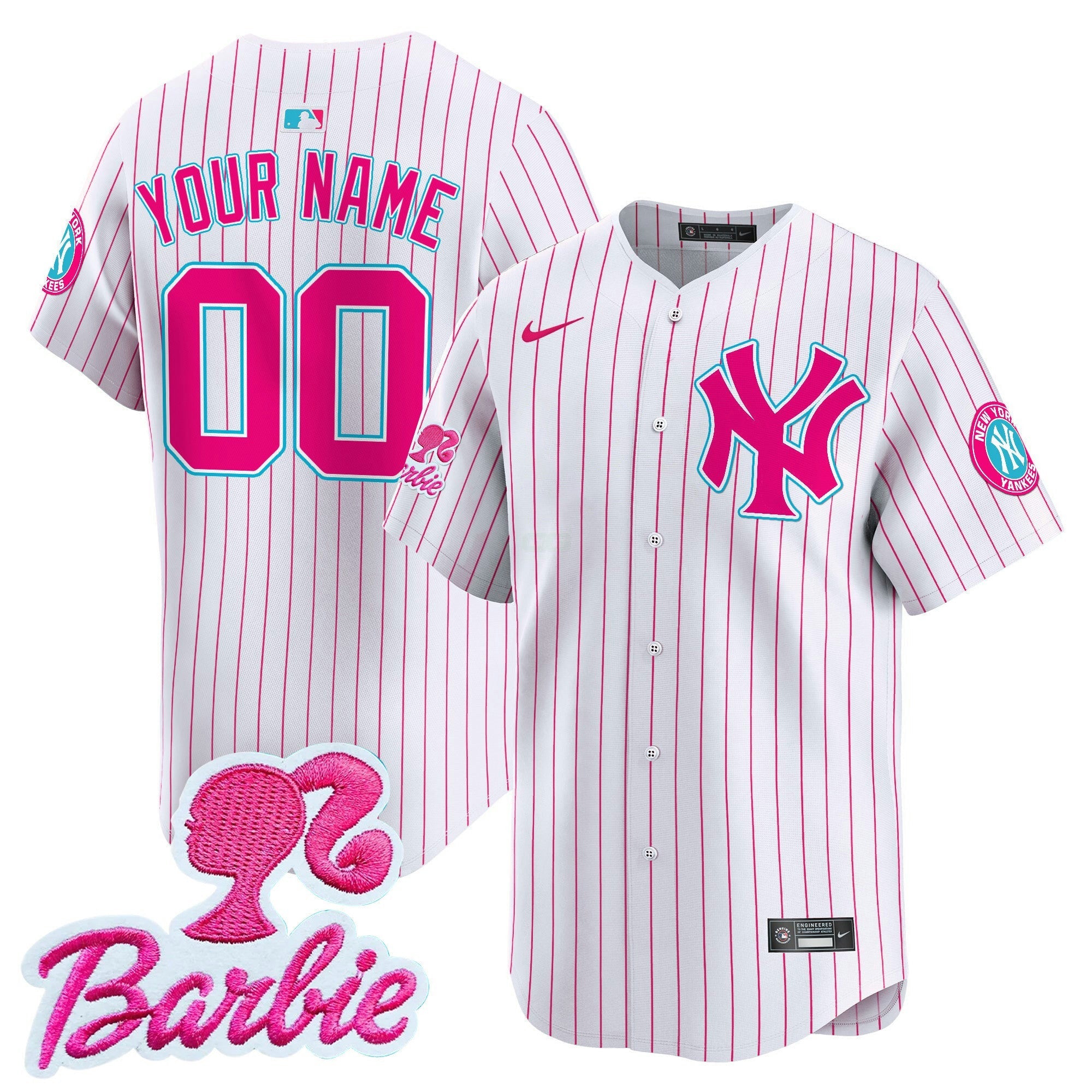 Camisa MLB Barbie Patch Vapor Premier Limited Jersey