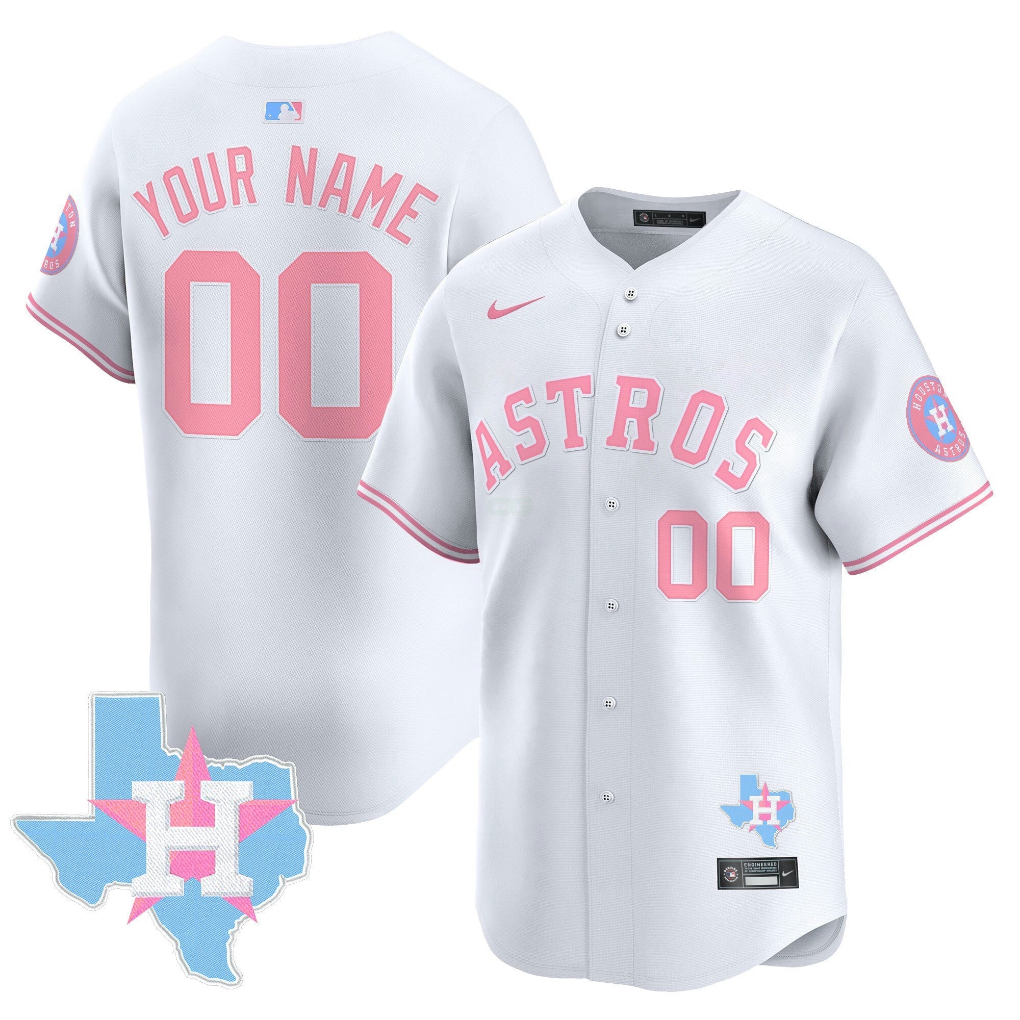 Camisa MLB Bubblegum Pink Vapor Premier Limited Jersey