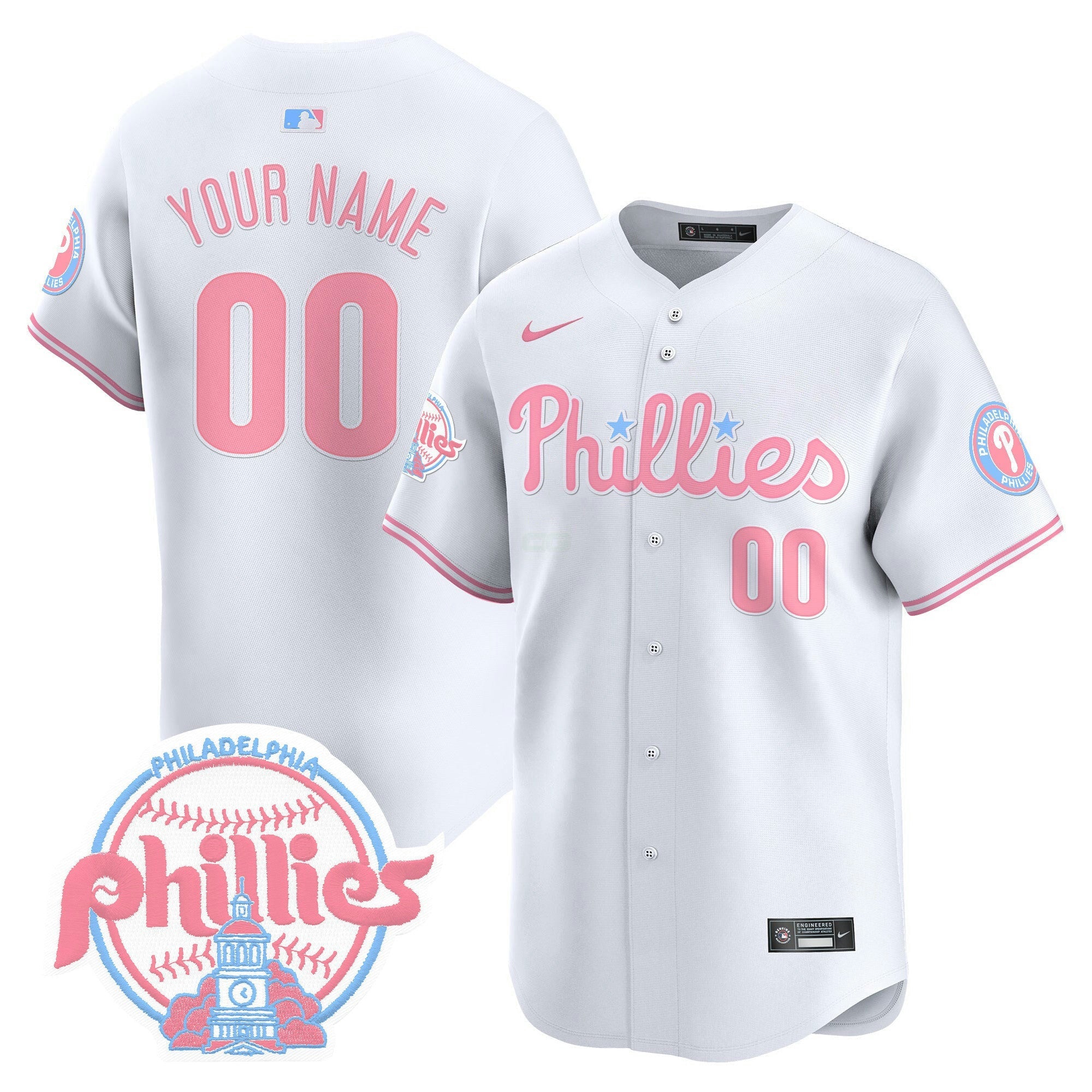 Camisa MLB Bubblegum Pink Vapor Premier Limited Jersey V2