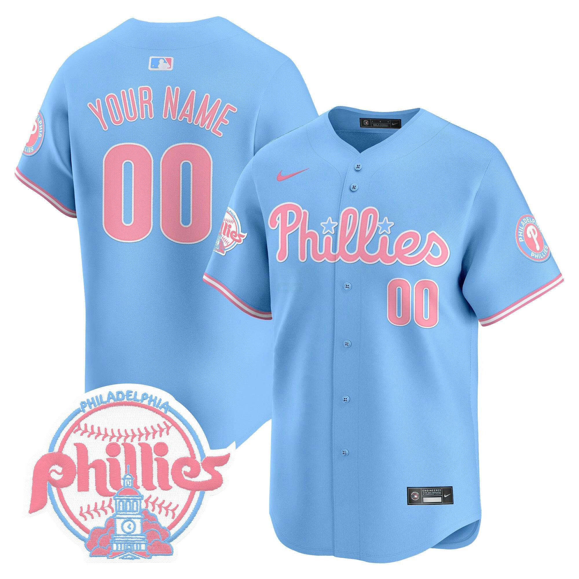 Camisa MLB Bubblegum Pink Vapor Premier Limited Jersey V2