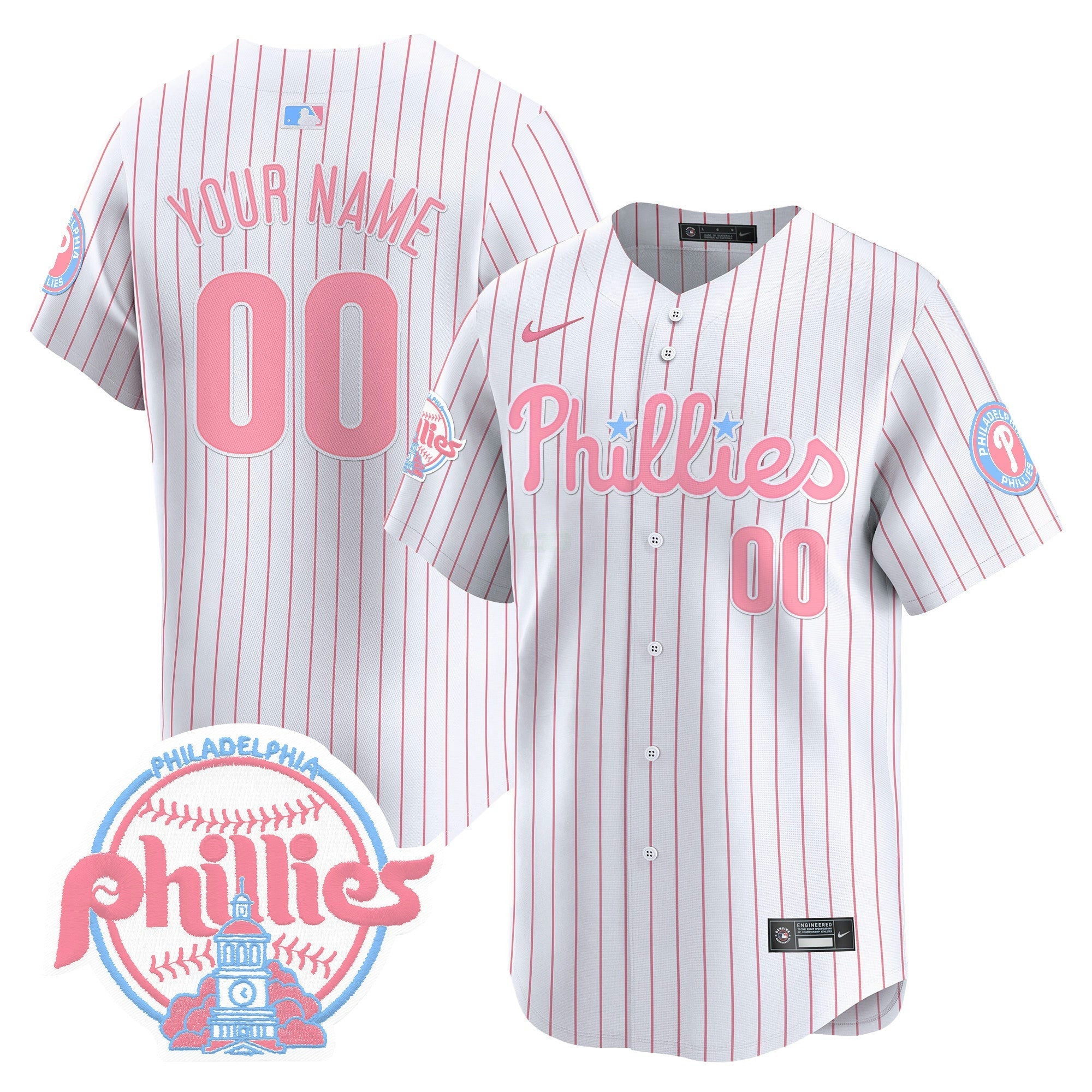 Camisa MLB Bubblegum Pink Vapor Premier Limited Jersey V2