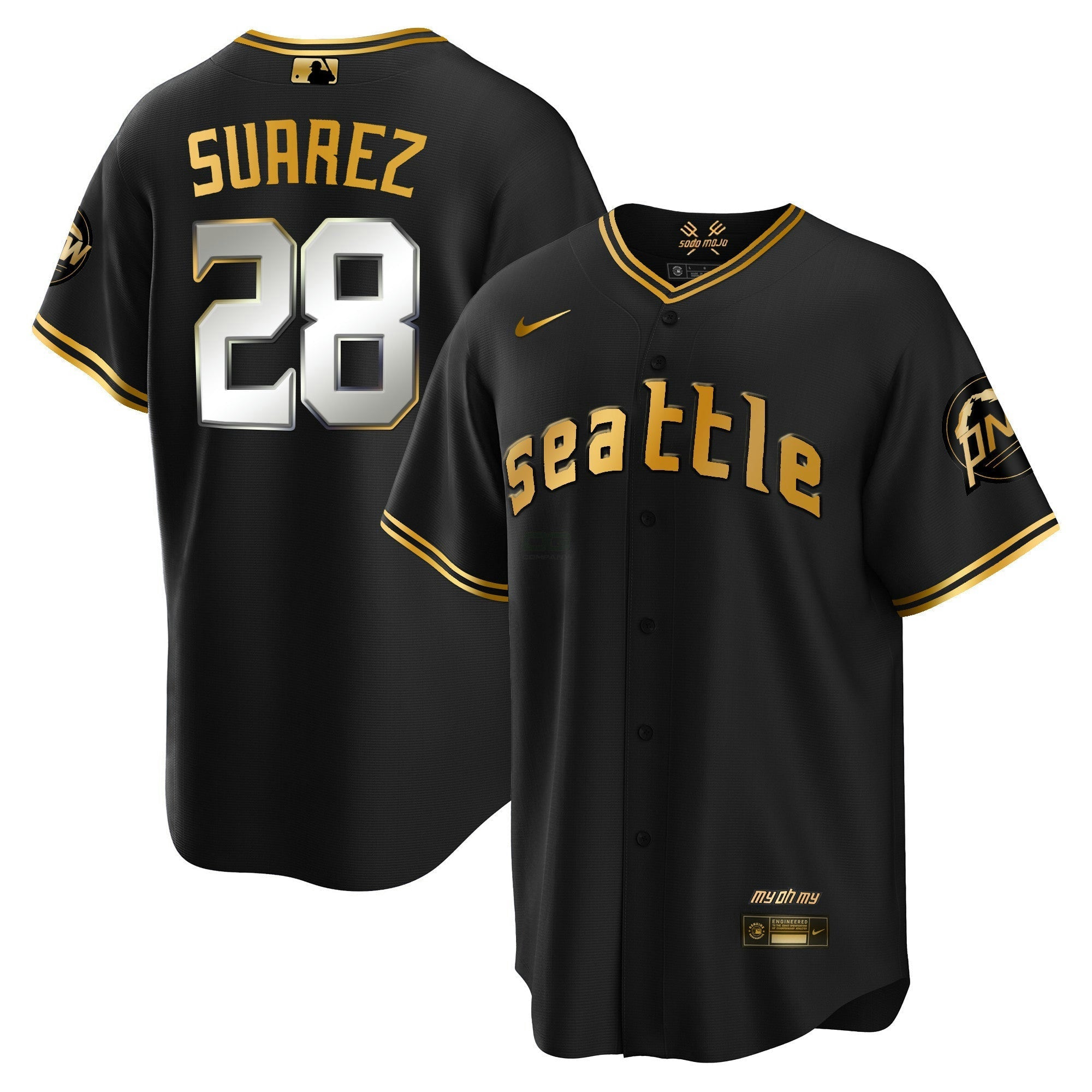 Camisa MLB CC Dourada Jersey