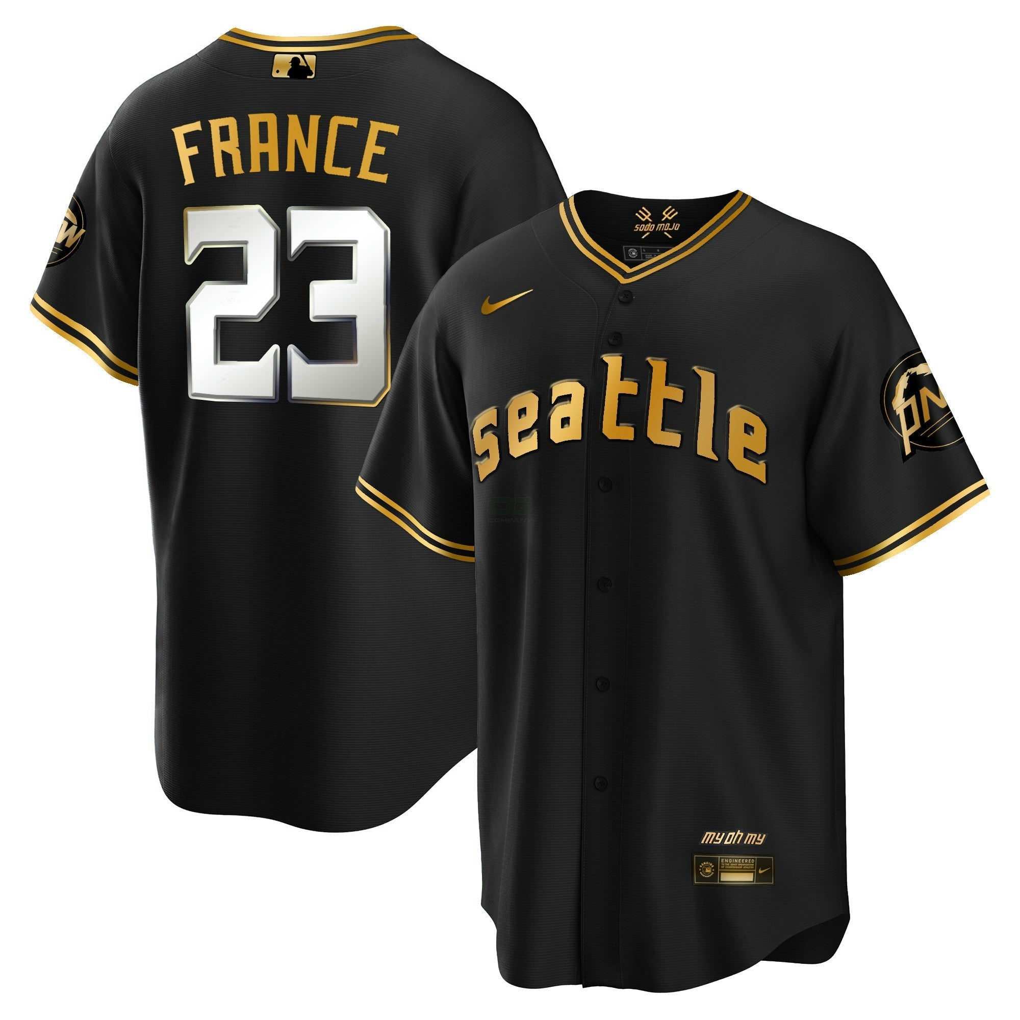 Camisa MLB CC Dourada Jersey