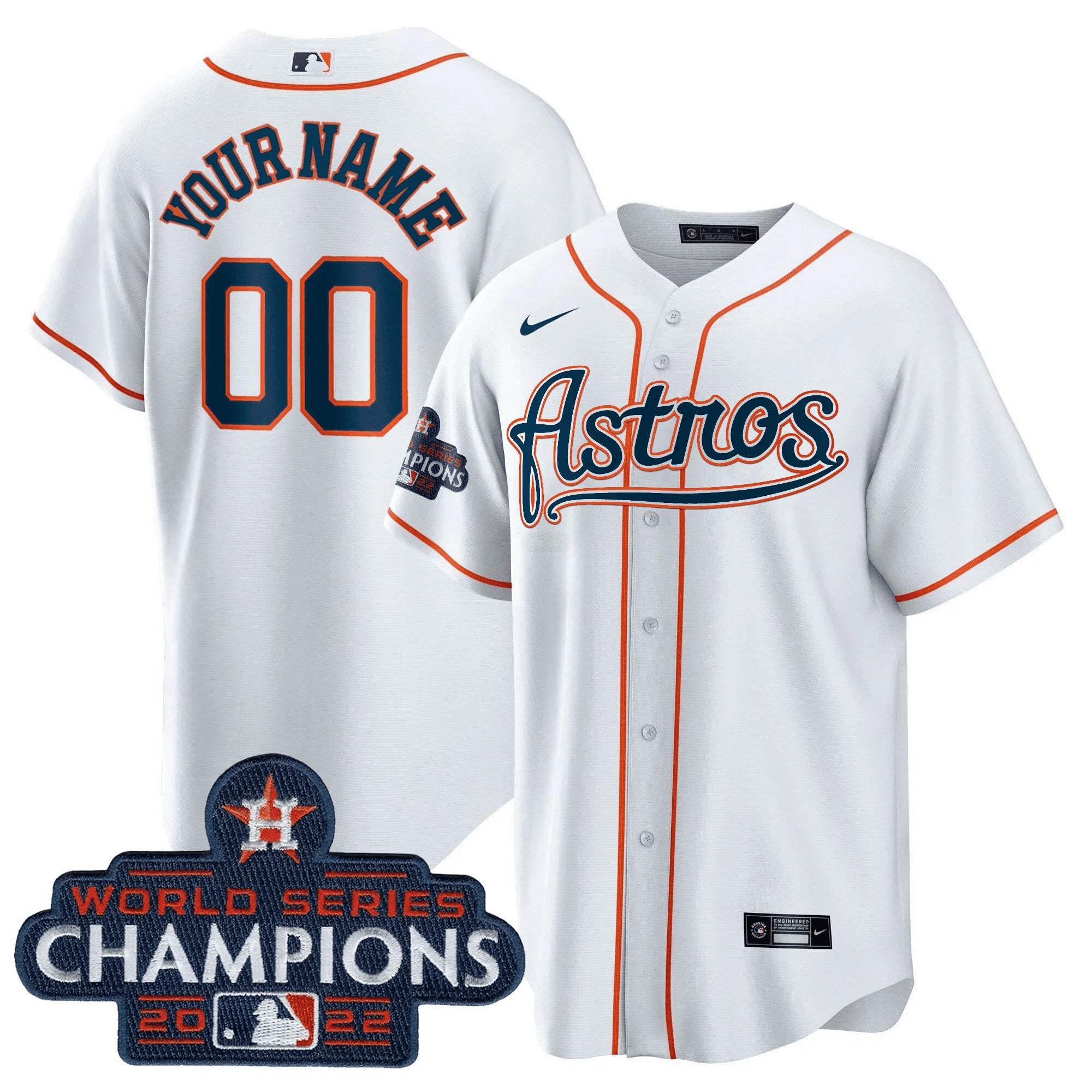 Camisa MLB Champions & Throwback Patch Dourada Jersey V2