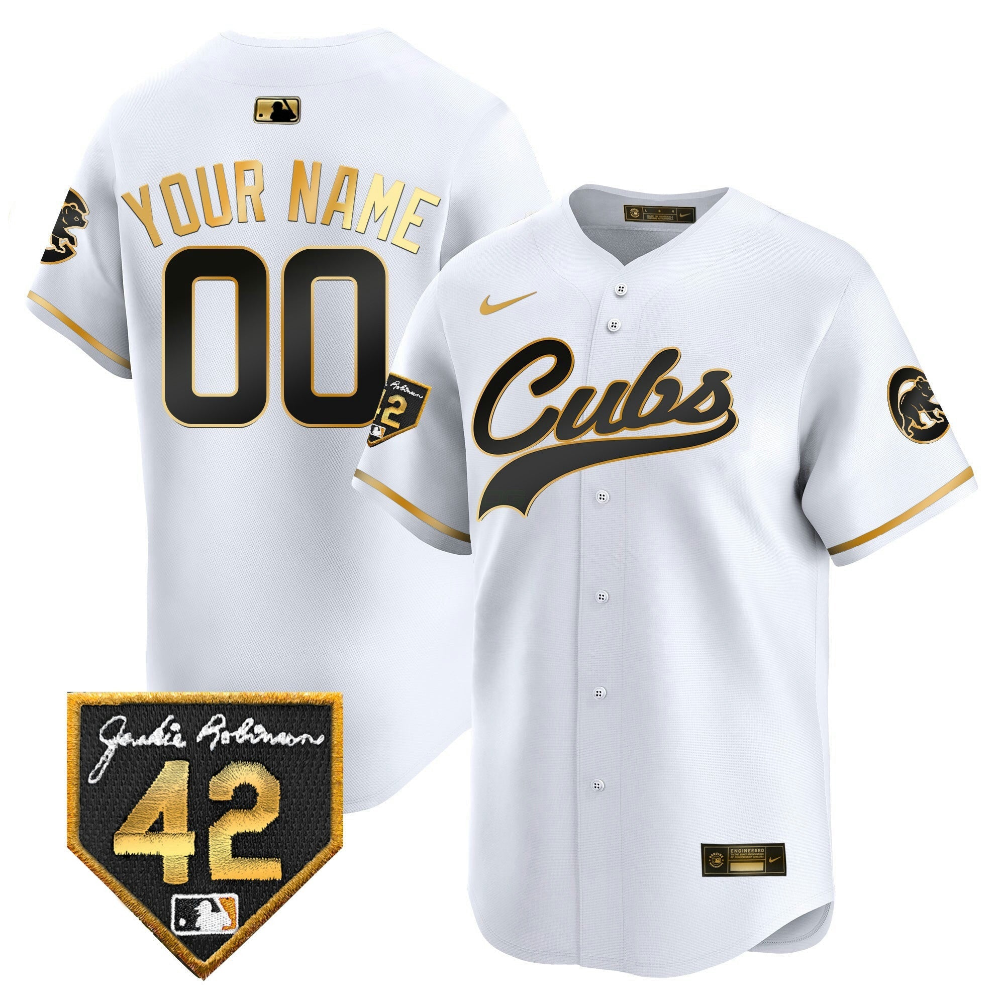 Camisa MLB Chicago 2024 Jackie Robinson Patch Vapor Premier Limited Jersey