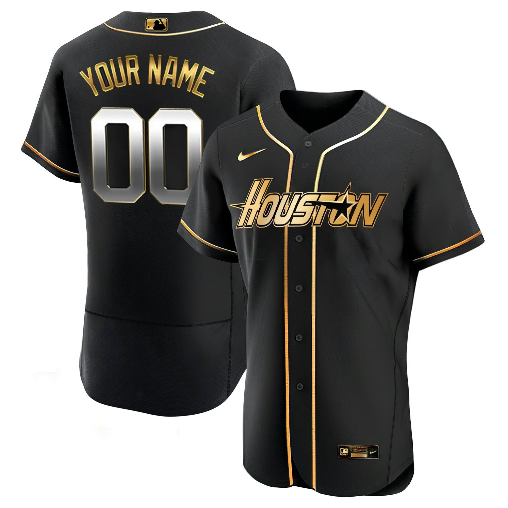 Camisa MLB Cinza & Preta Dourada Special Jersey