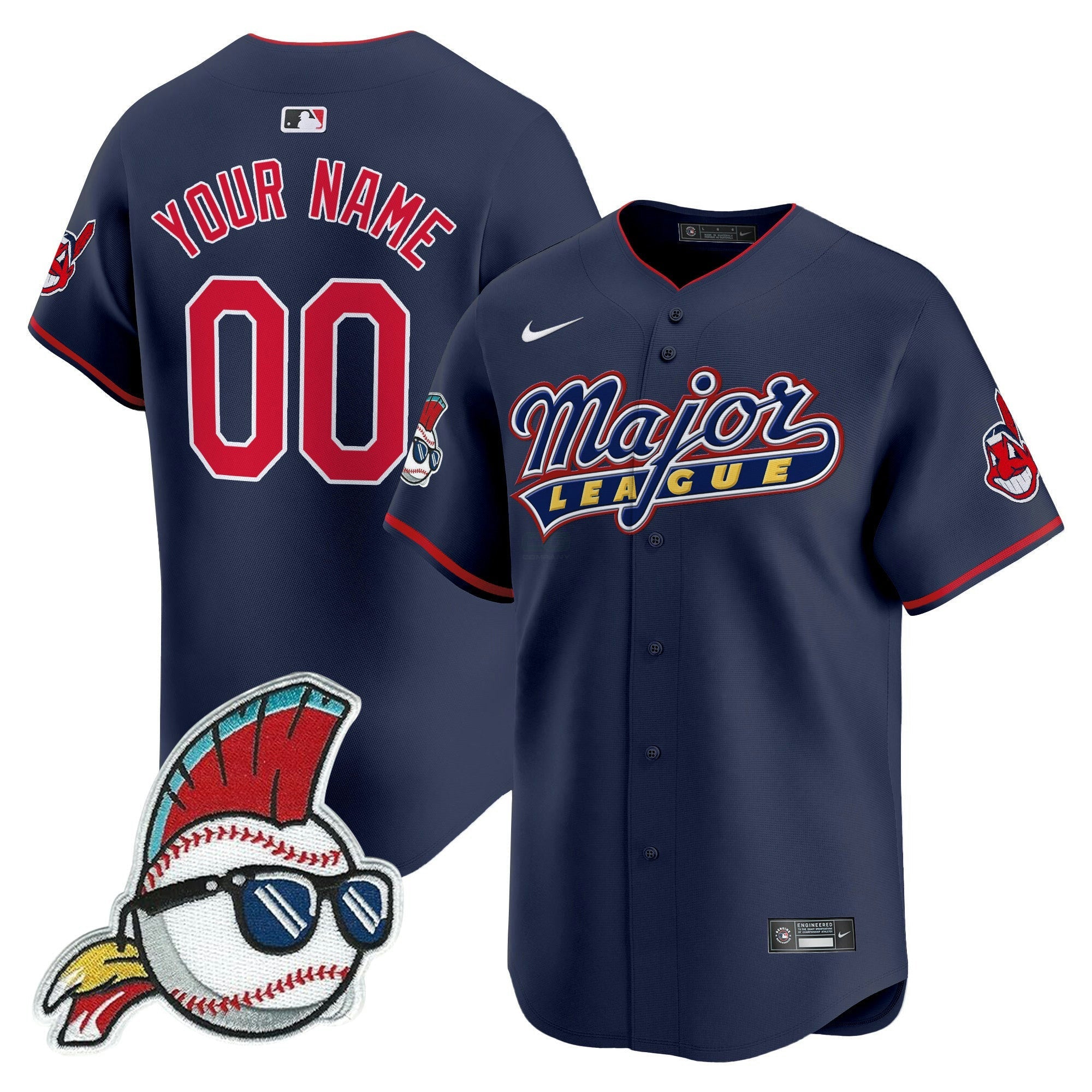 Camisa MLB Cleveland Indians Major League Vapor Premier Limited Jersey