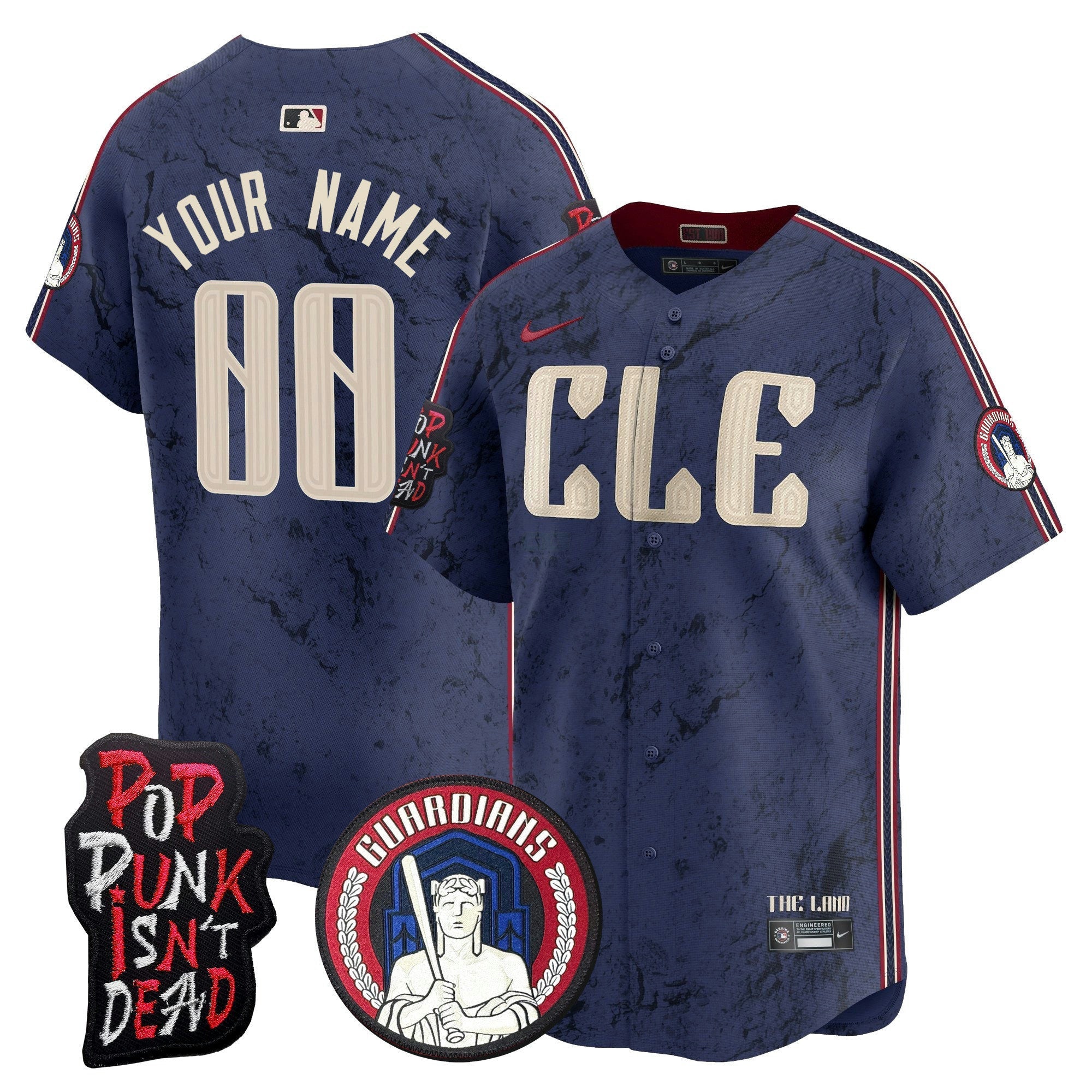 Camisa MLB Cleveland MGK Patch Vapor Premier Limited Jersey