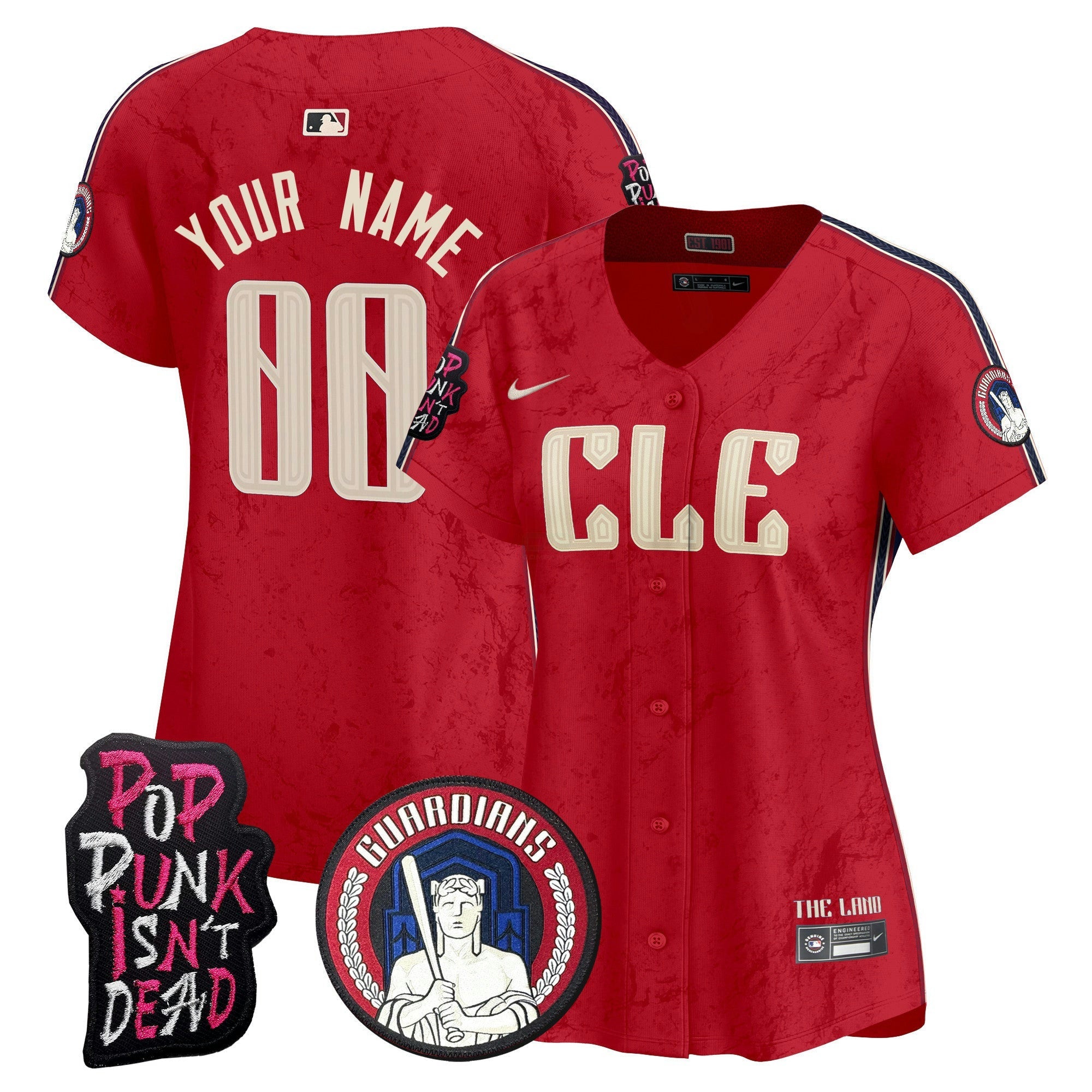 Camisa MLB Cleveland MGK Patch Vapor Premier Limited Jersey