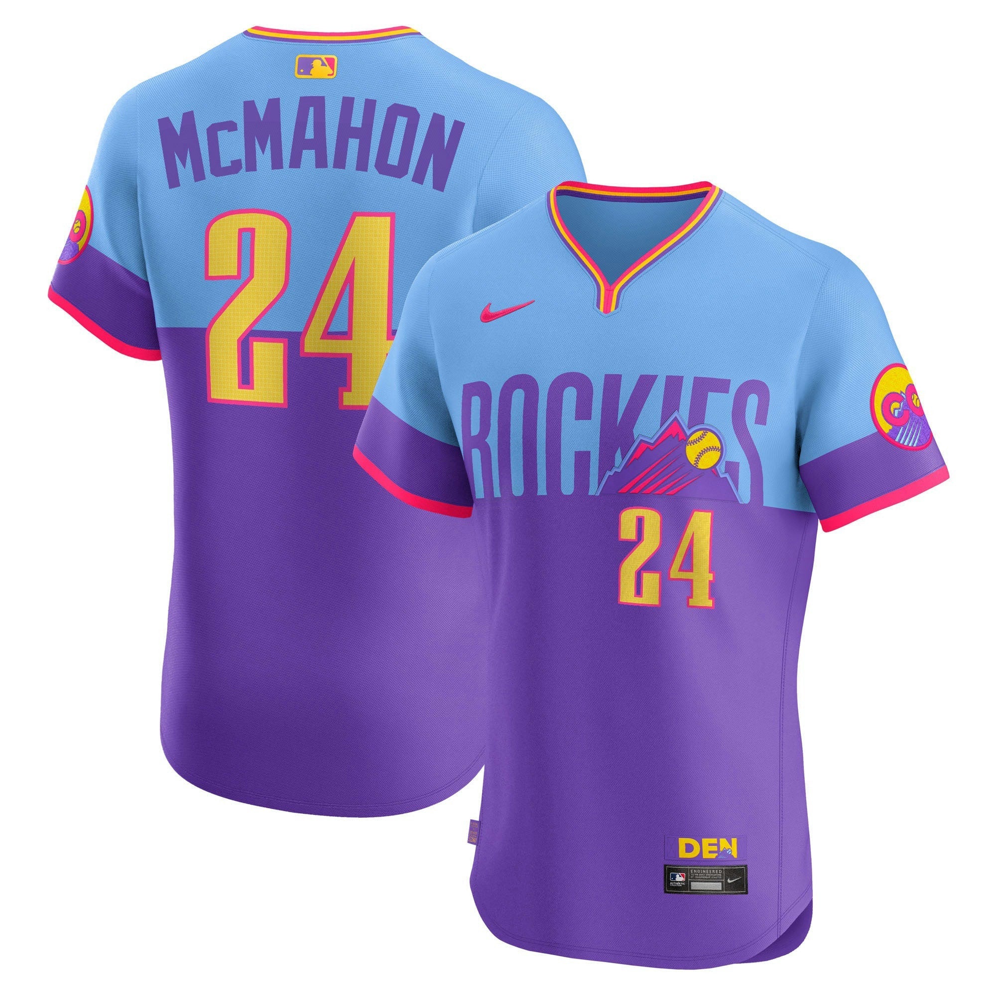 Camisa MLB Colorado 2025 City Connect Vapor Premier Elite Jersey – Stitched