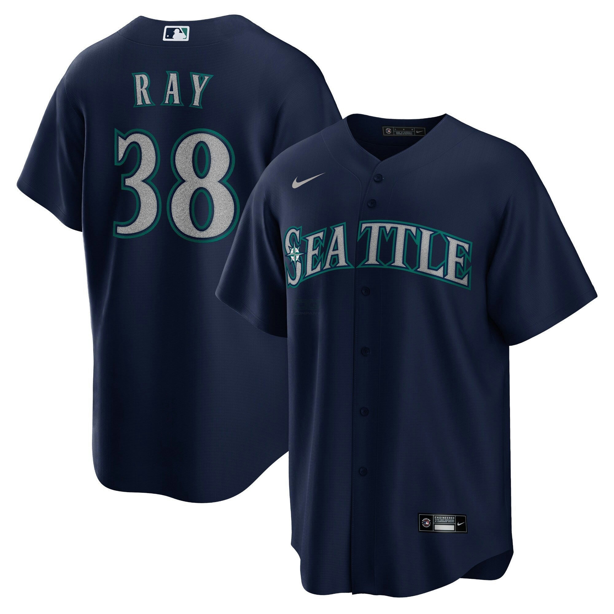 Camisa MLB Cool Base Jersey Azul Marinho