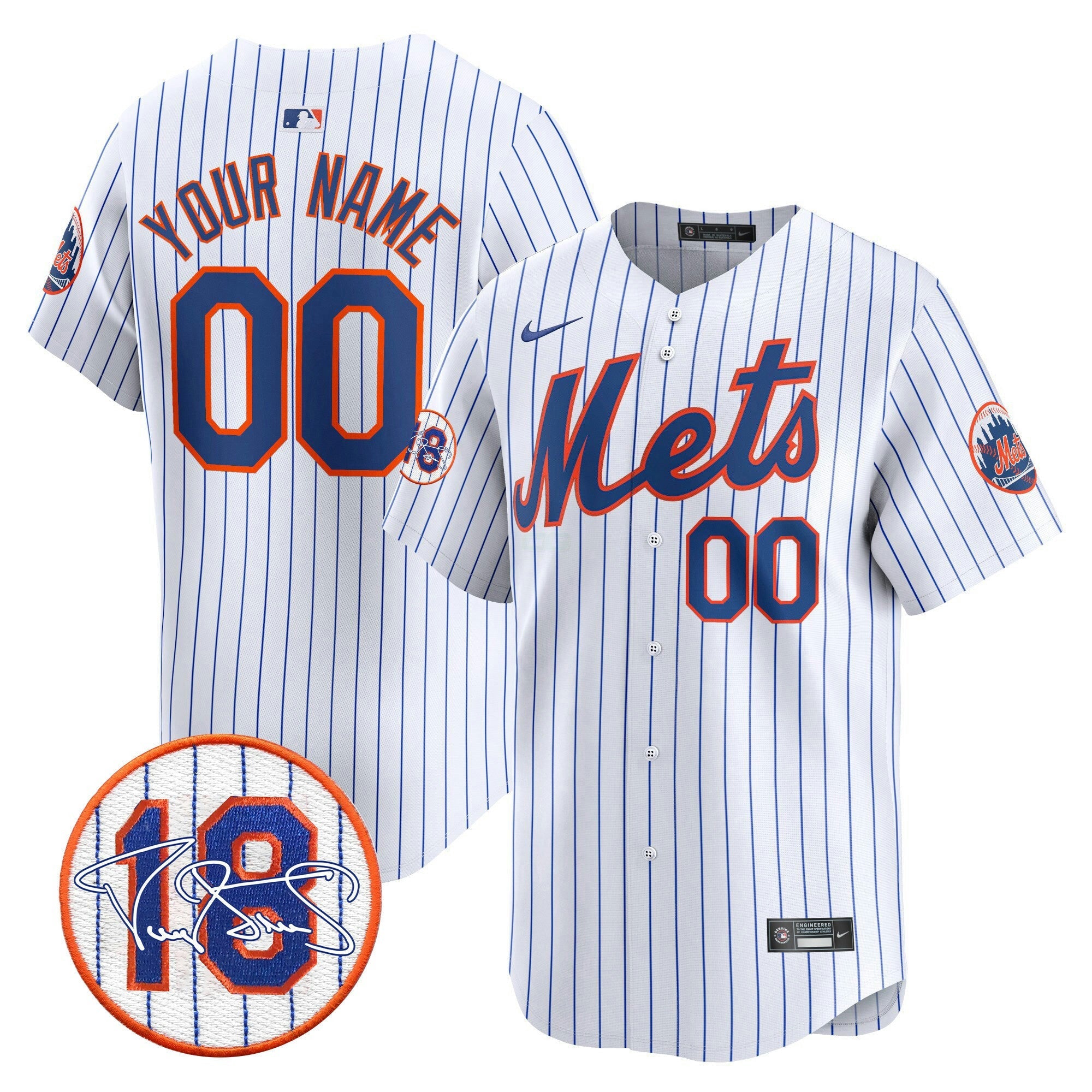 Camisa MLB Darryl Strawberry Patch Vapor Premier Limited Jersey