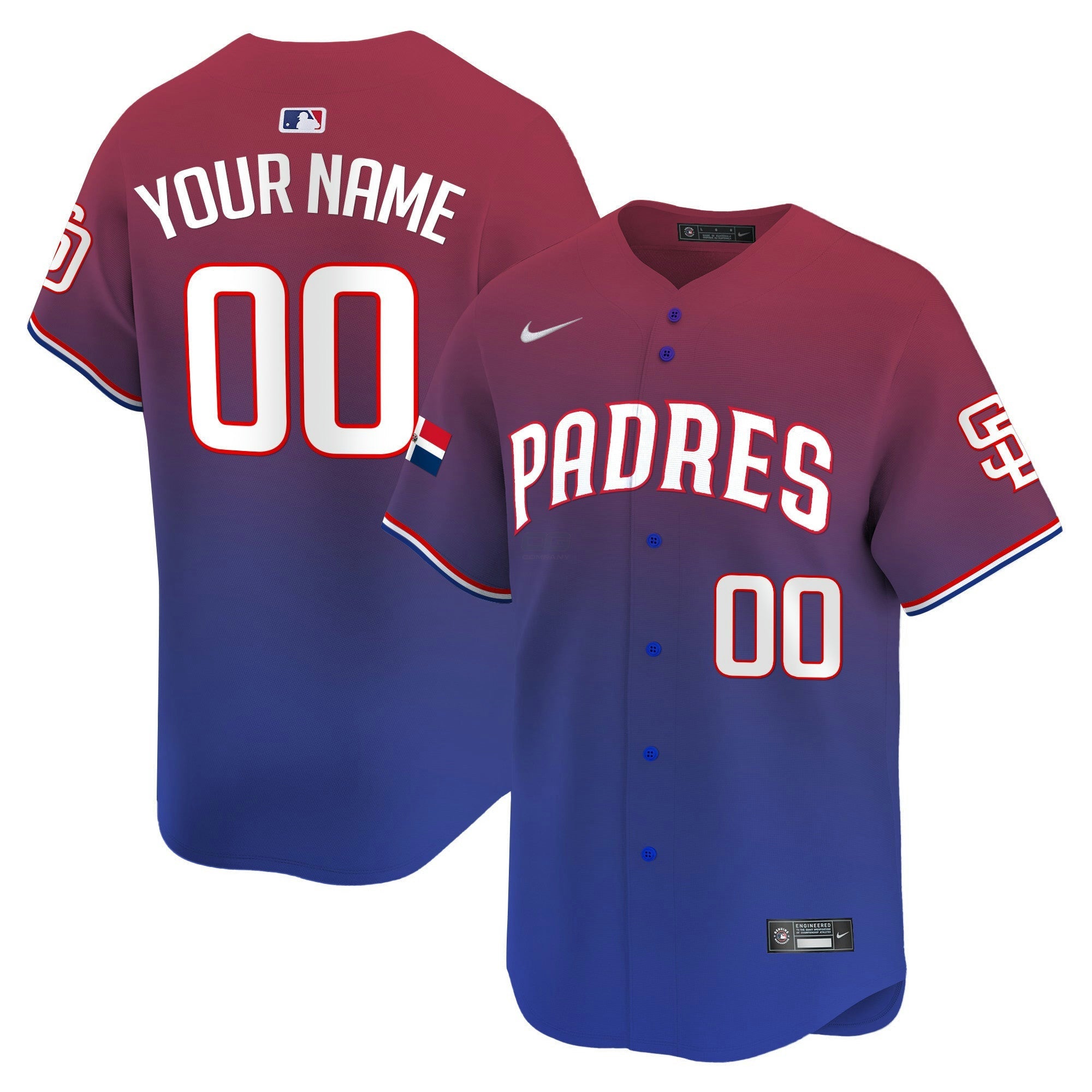 Camisa MLB Dominican Republic Vapor Premier Limited Jersey