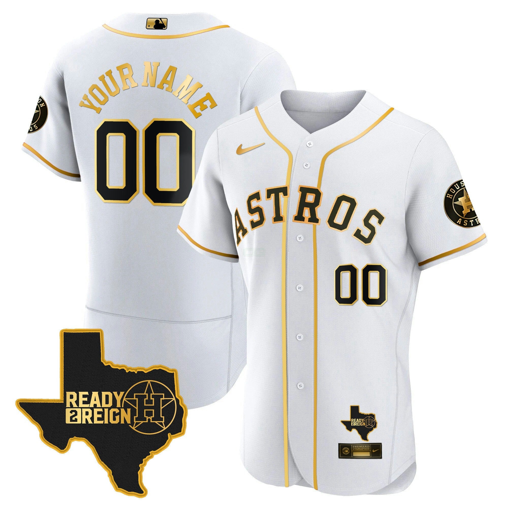 Camisa MLB Houston 2024 Ready 2 Reign Flex Base Jersey