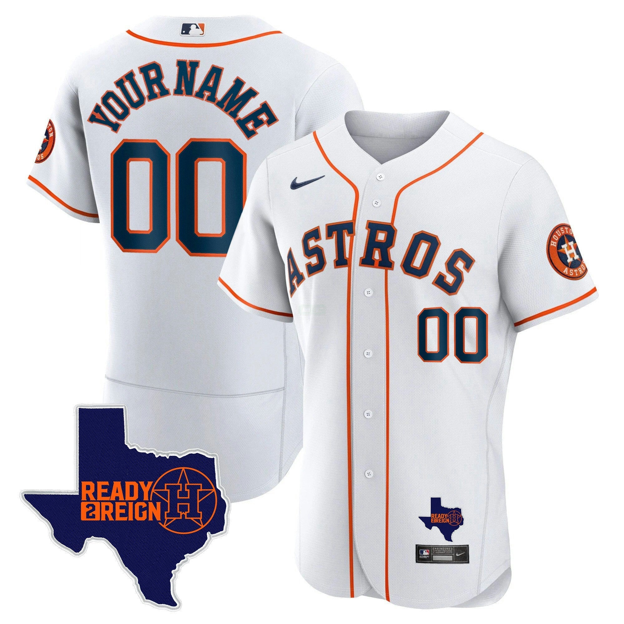 Camisa MLB Houston 2024 Ready 2 Reign Flex Base Jersey