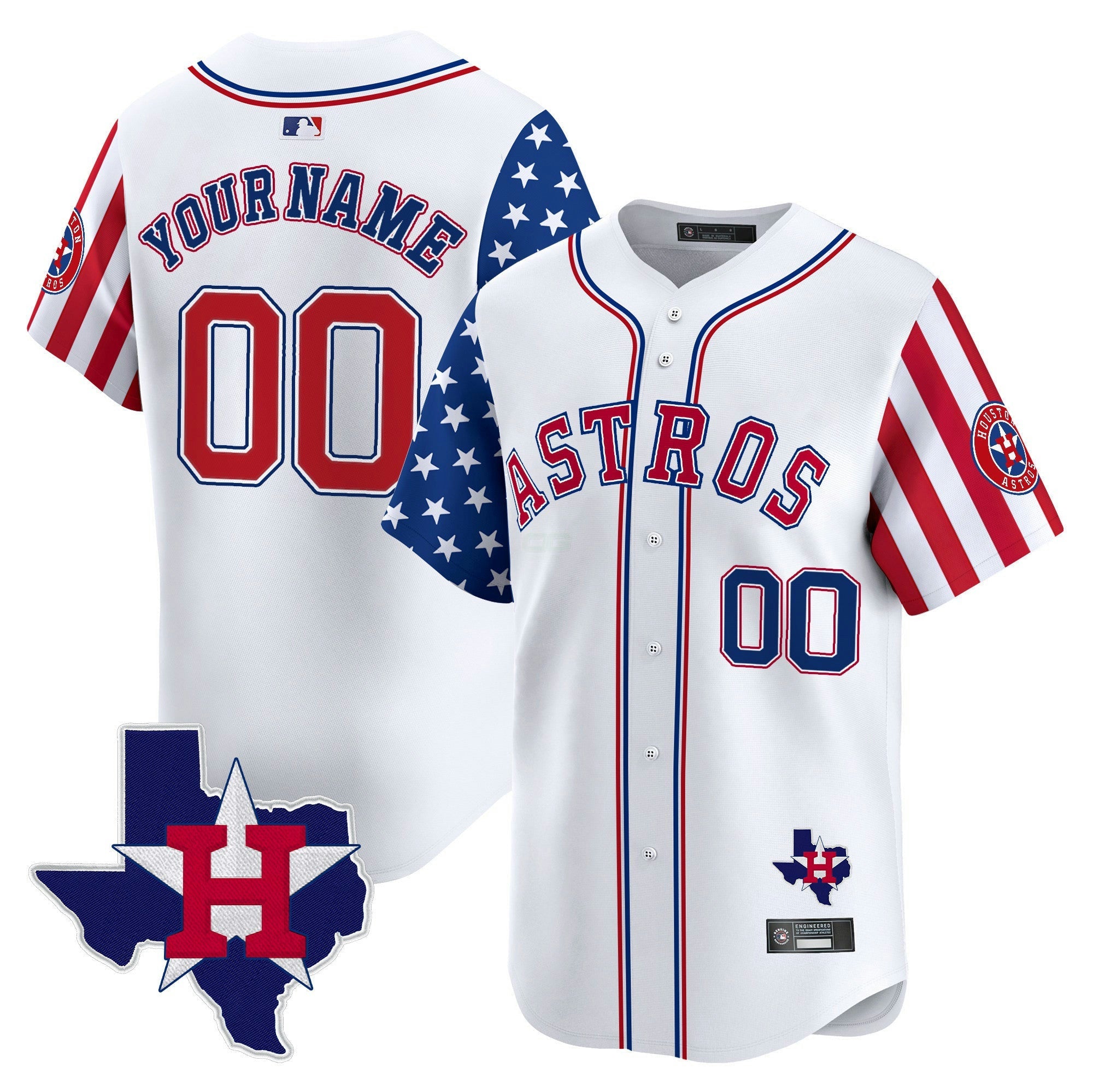 Camisa MLB Houston 2025 Independence Day Vapor Premier Limited Jersey