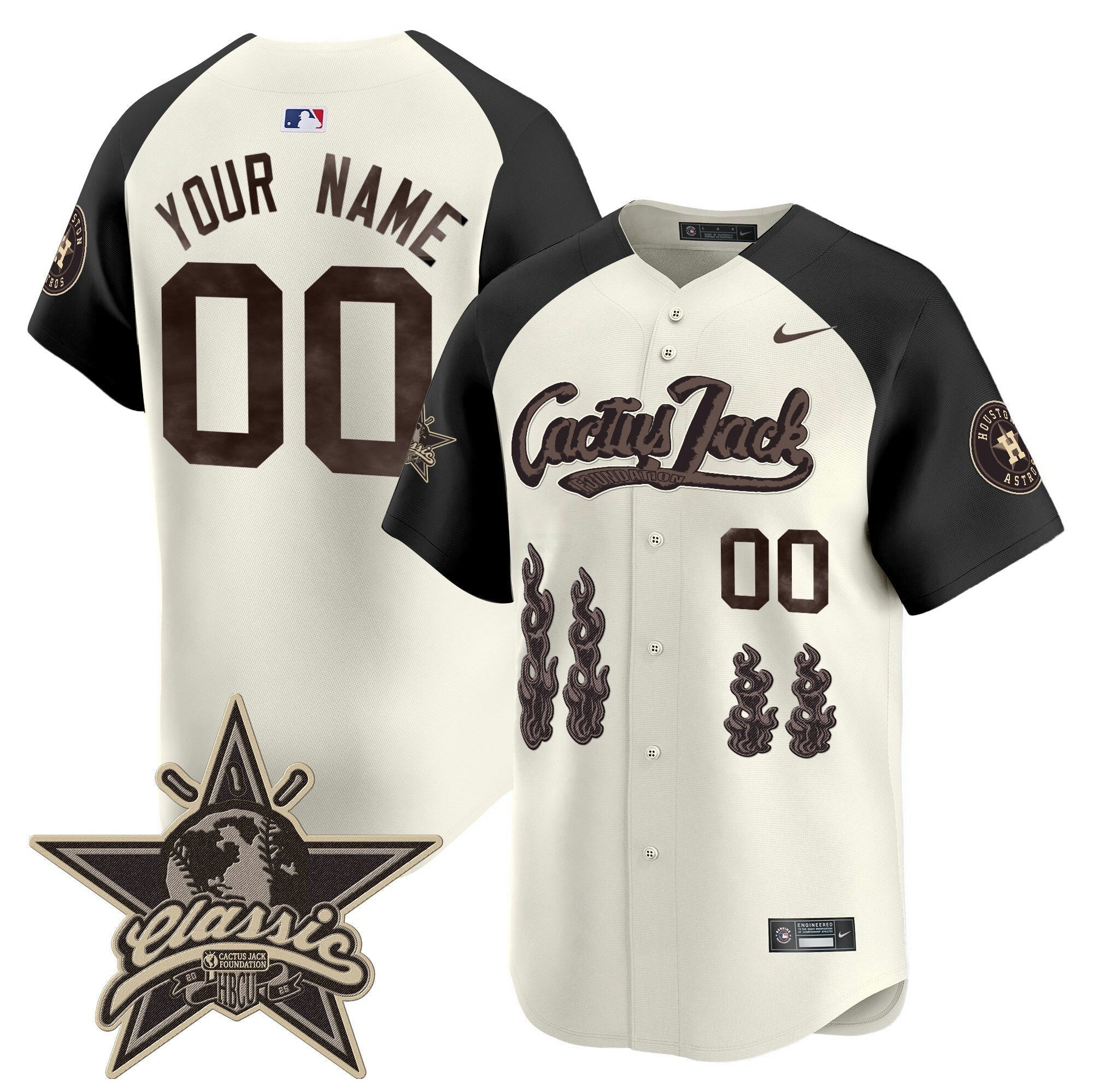 Camisa MLB Houston Cactus Jack 2025 Vapor Premier Limited Jersey