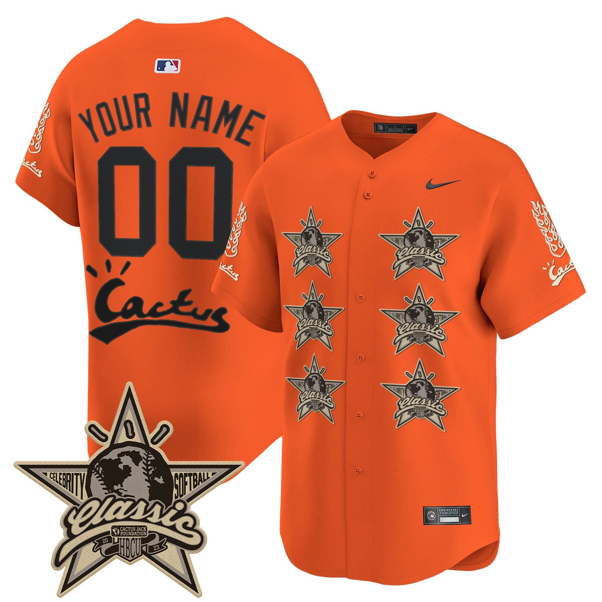 Camisa MLB Houston Cactus Jack 2025 Vapor Premier Limited Jersey V2