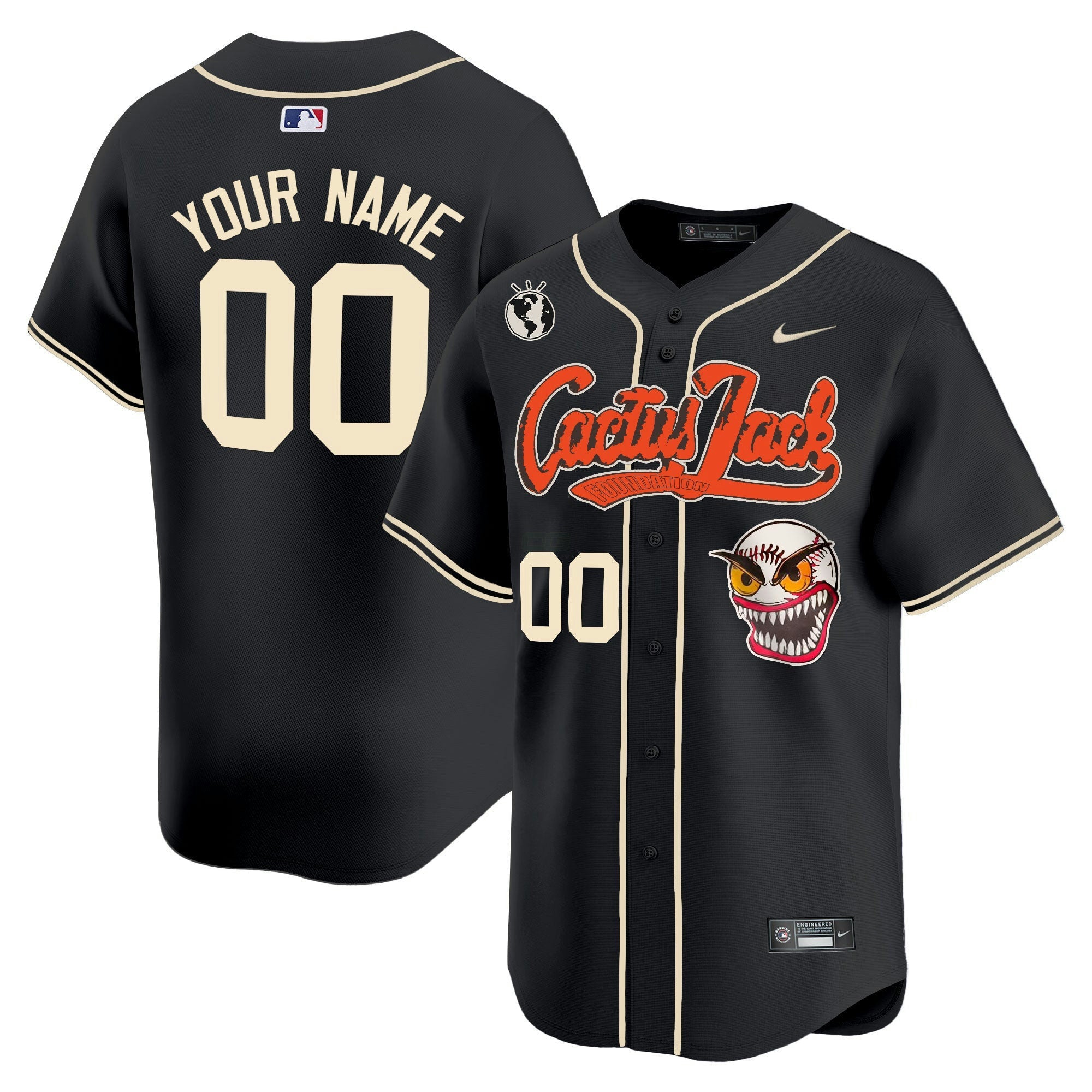 Camisa MLB Houston Cactus Jack Vapor Premier Limited Jersey – Stitched